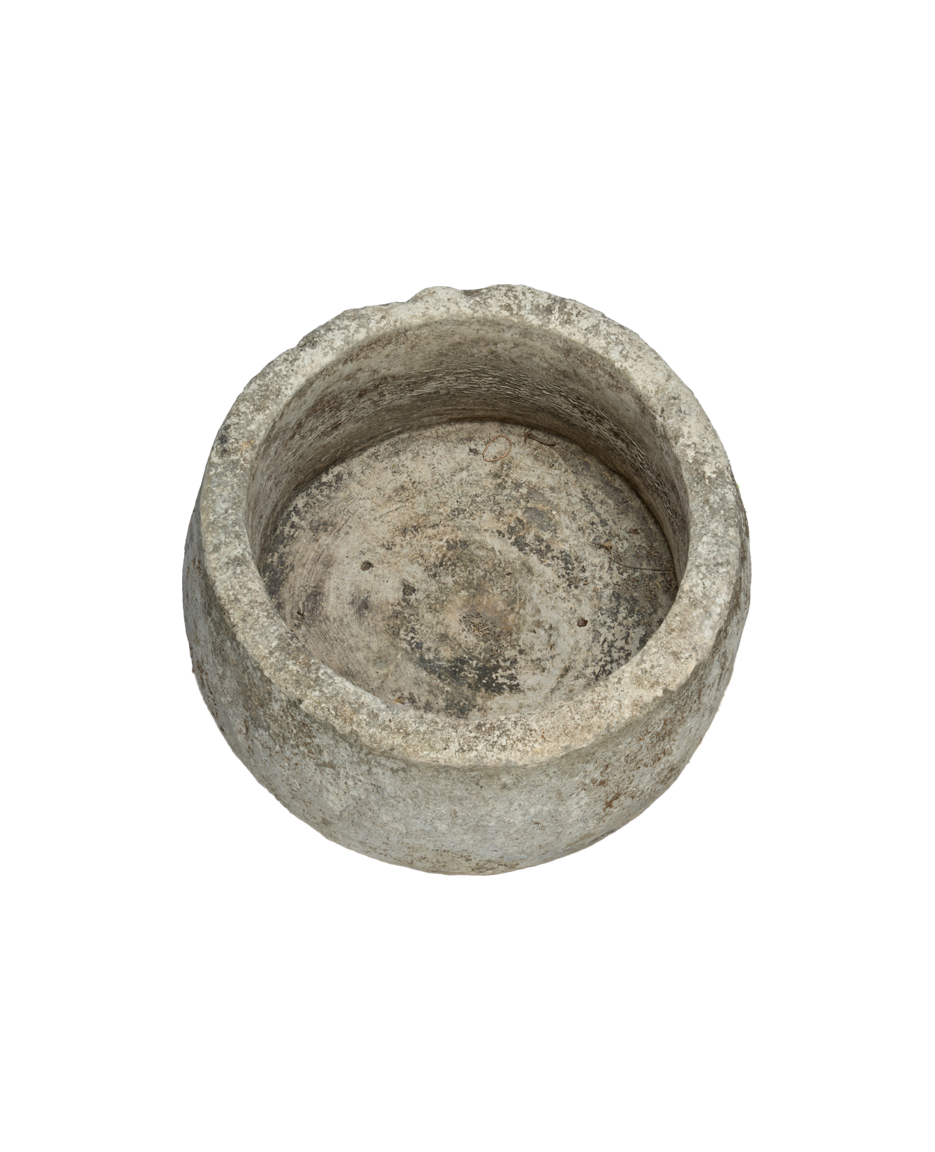 Vintage Limestone Trough - Round from Indonesia - Planters, Fountains, & Water Features