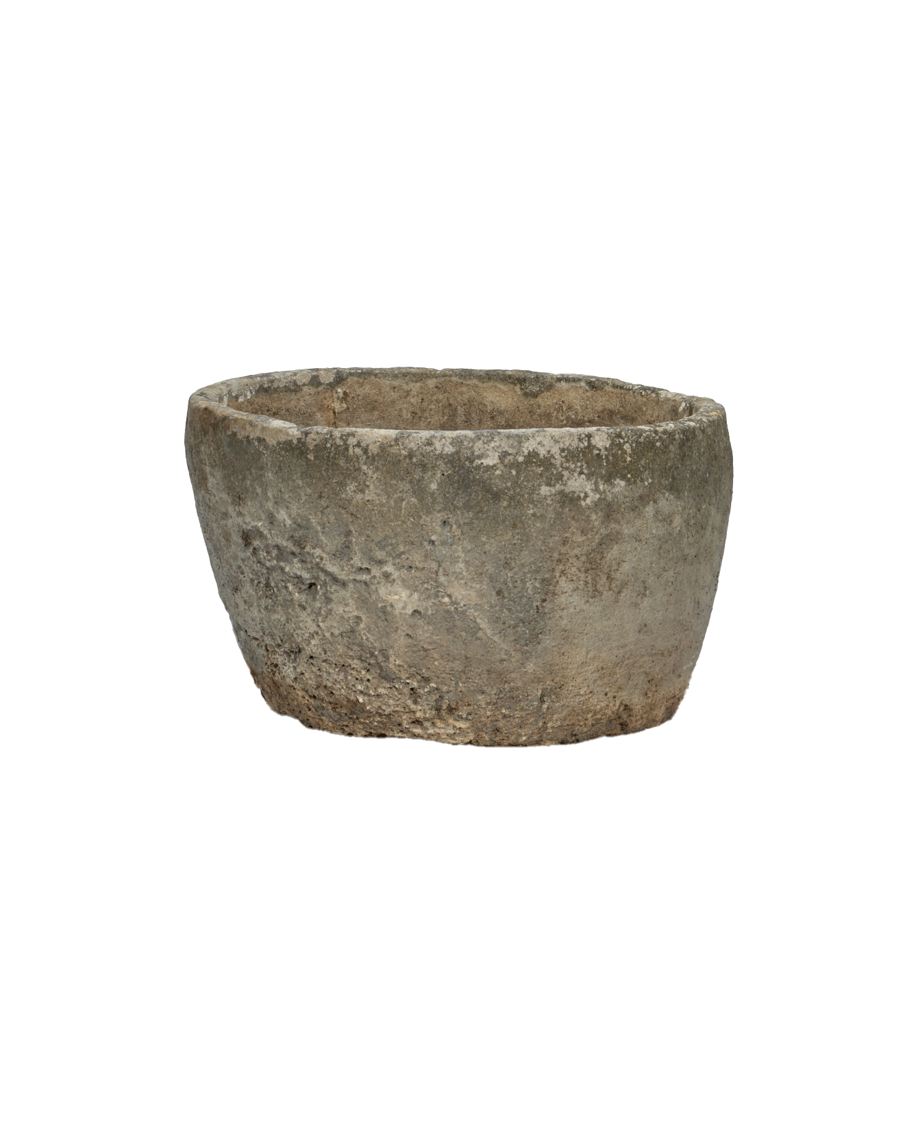 Vintage Limestone Trough - Round from Indonesia - Planters, Fountains, & Water Features
