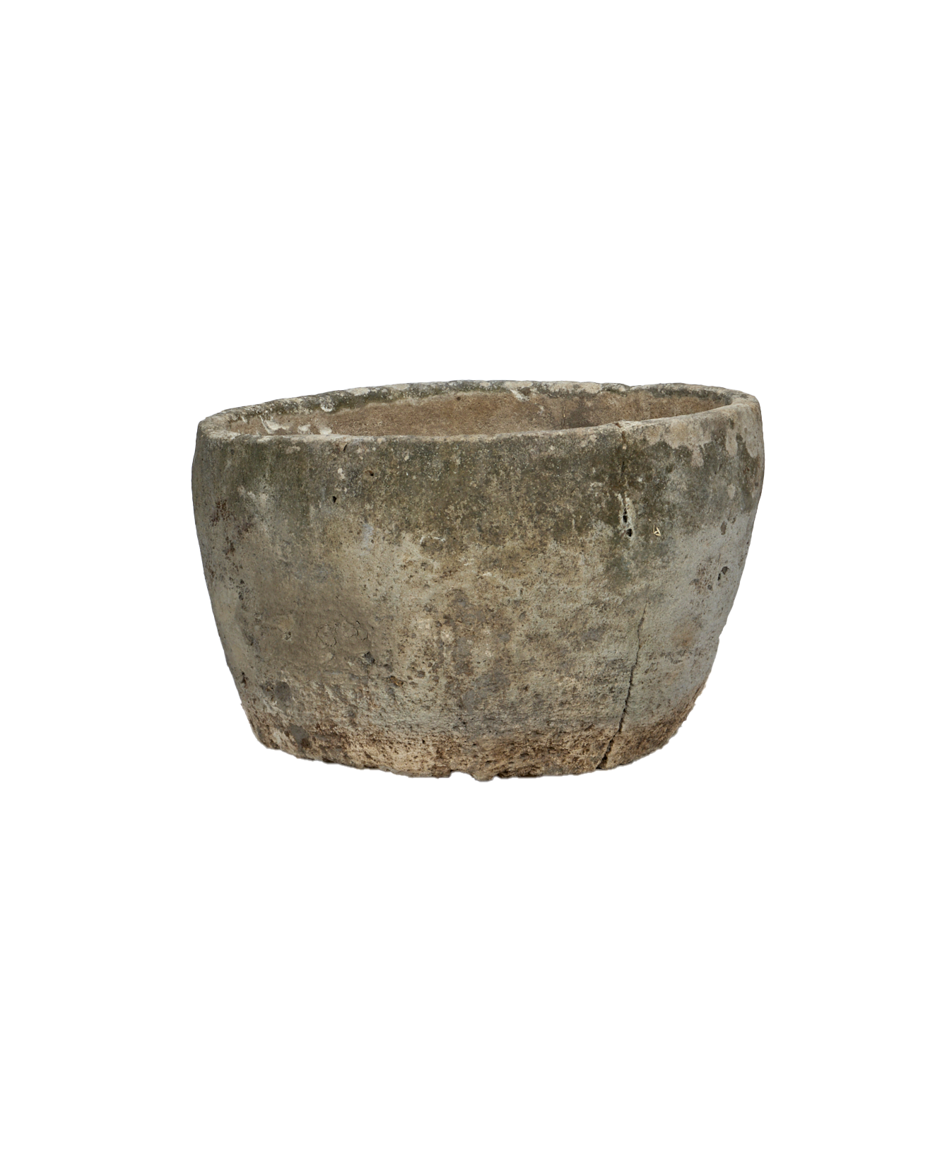 Vintage Limestone Trough - Round from Indonesia - Planters, Fountains, & Water Features