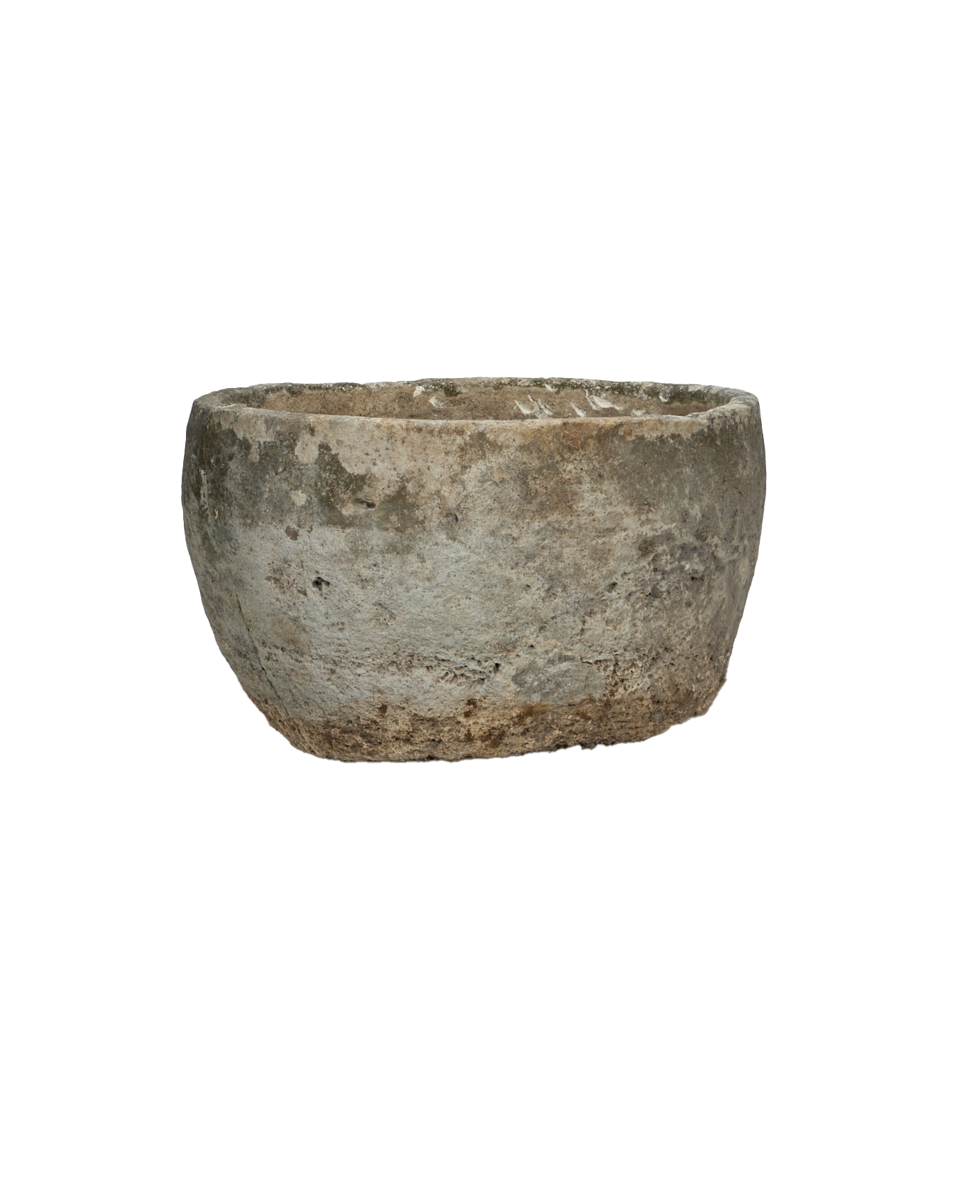 Vintage Limestone Trough - Round from Indonesia - Planters, Fountains, & Water Features