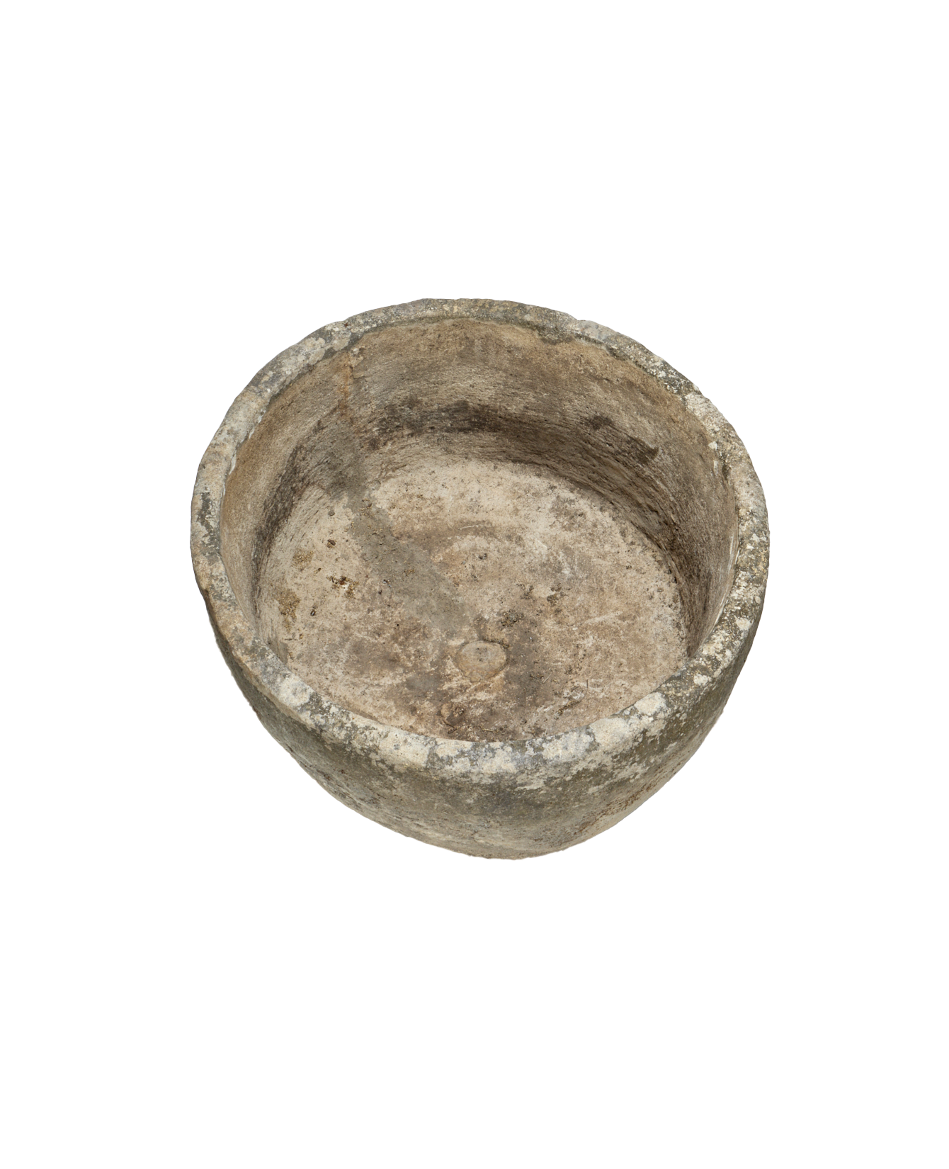 Vintage Limestone Trough - Round from Indonesia - Planters, Fountains, & Water Features