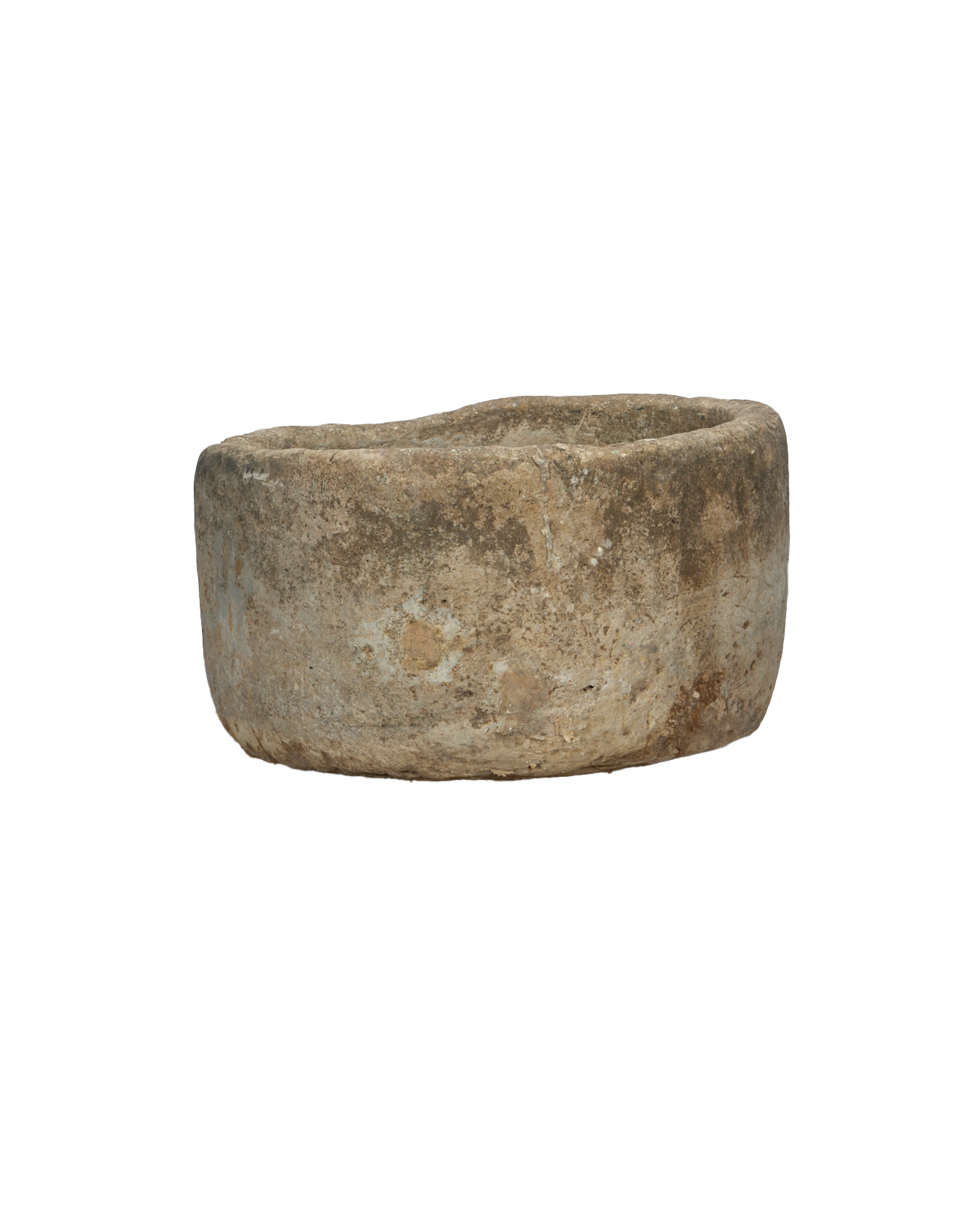 Vintage Limestone Trough - Round from Indonesia - Planters, Fountains, & Water Features