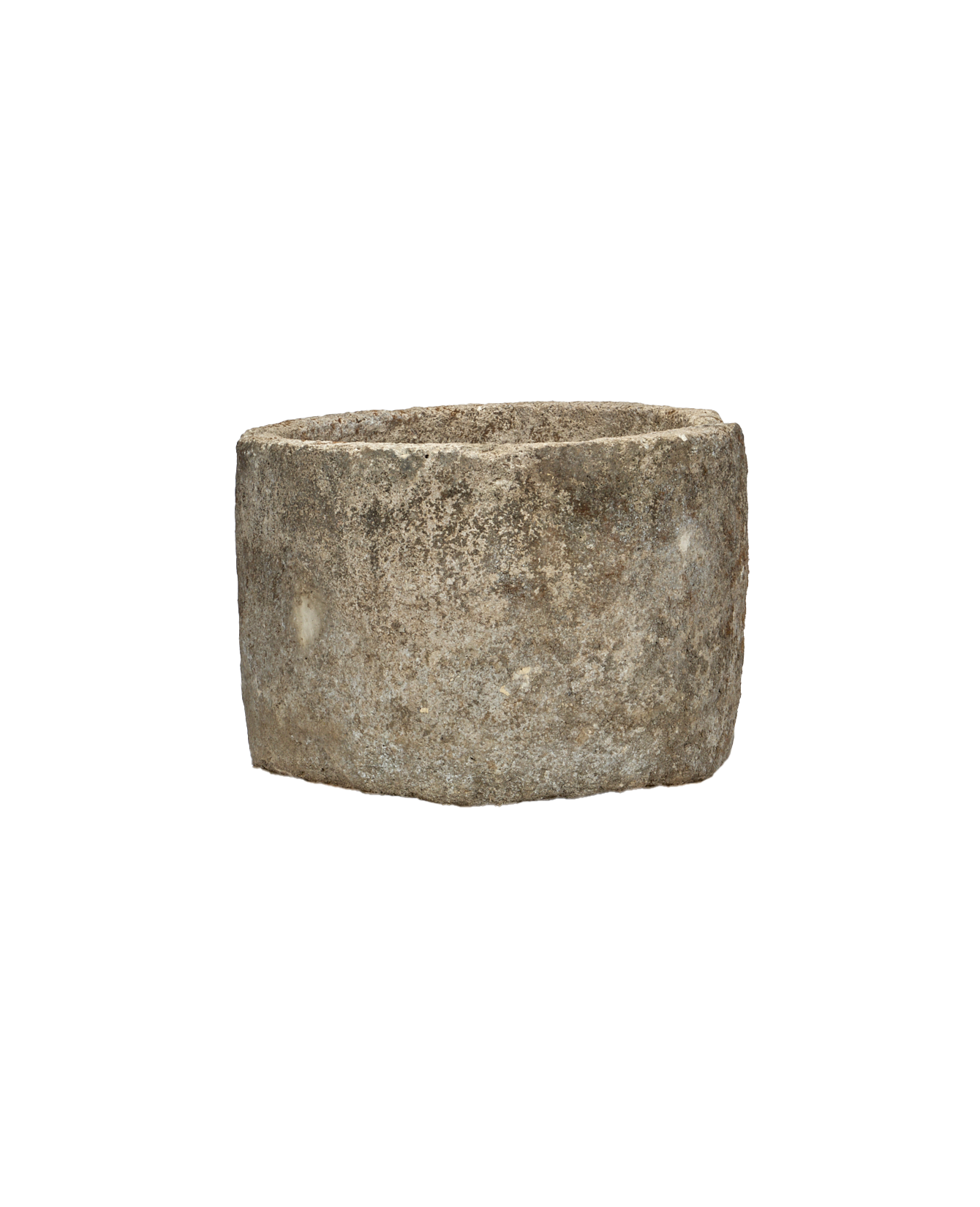 Vintage Limestone Trough - Round from Indonesia - Planters, Fountains, & Water Features