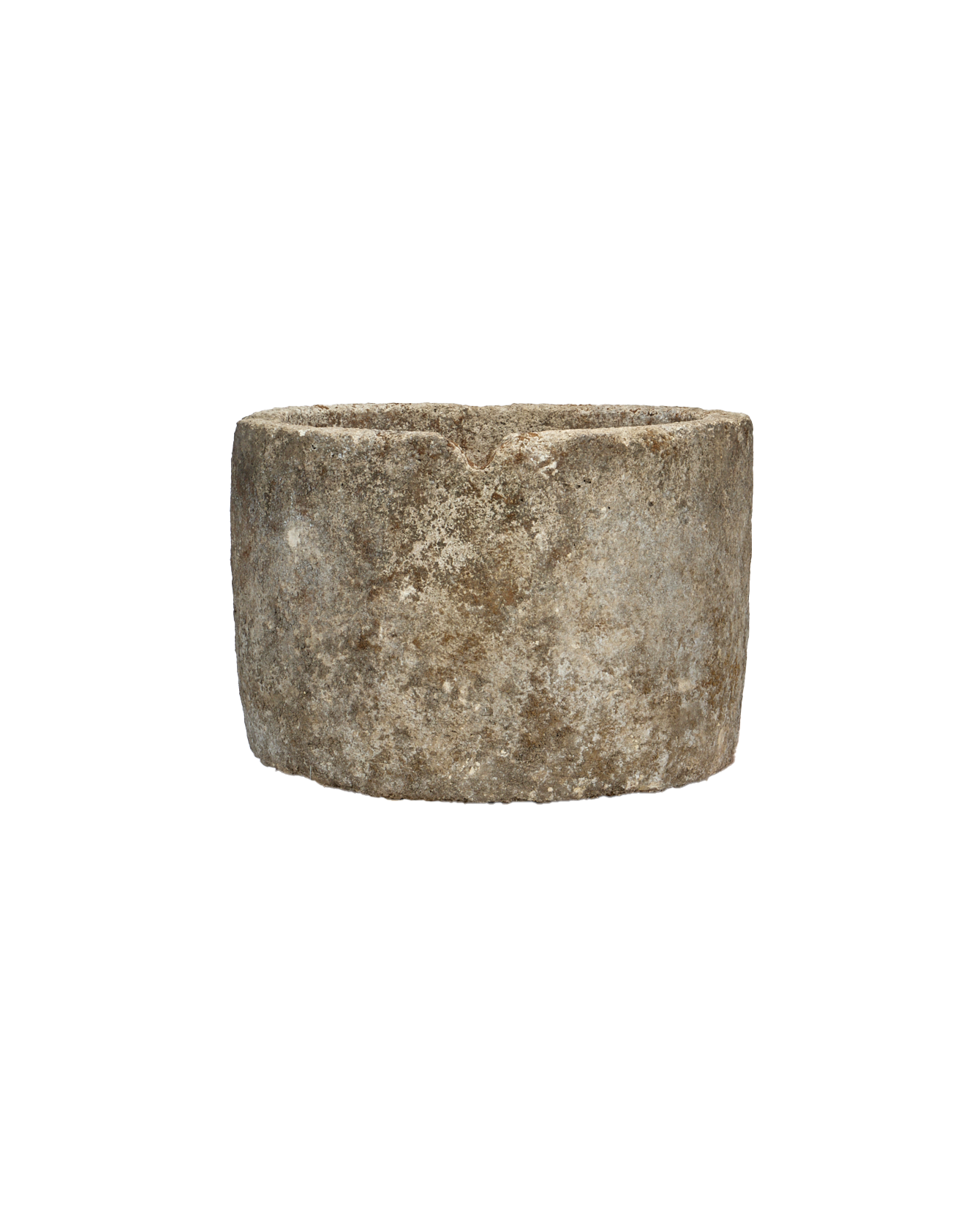 Vintage Limestone Trough - Round from Indonesia - Planters, Fountains, & Water Features