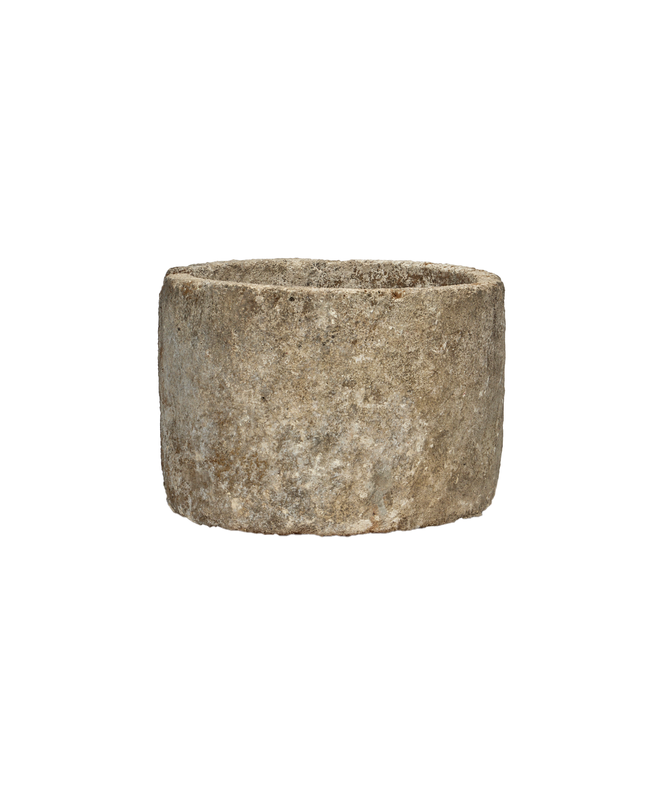 Vintage Limestone Trough - Round from Indonesia - Planters, Fountains, & Water Features