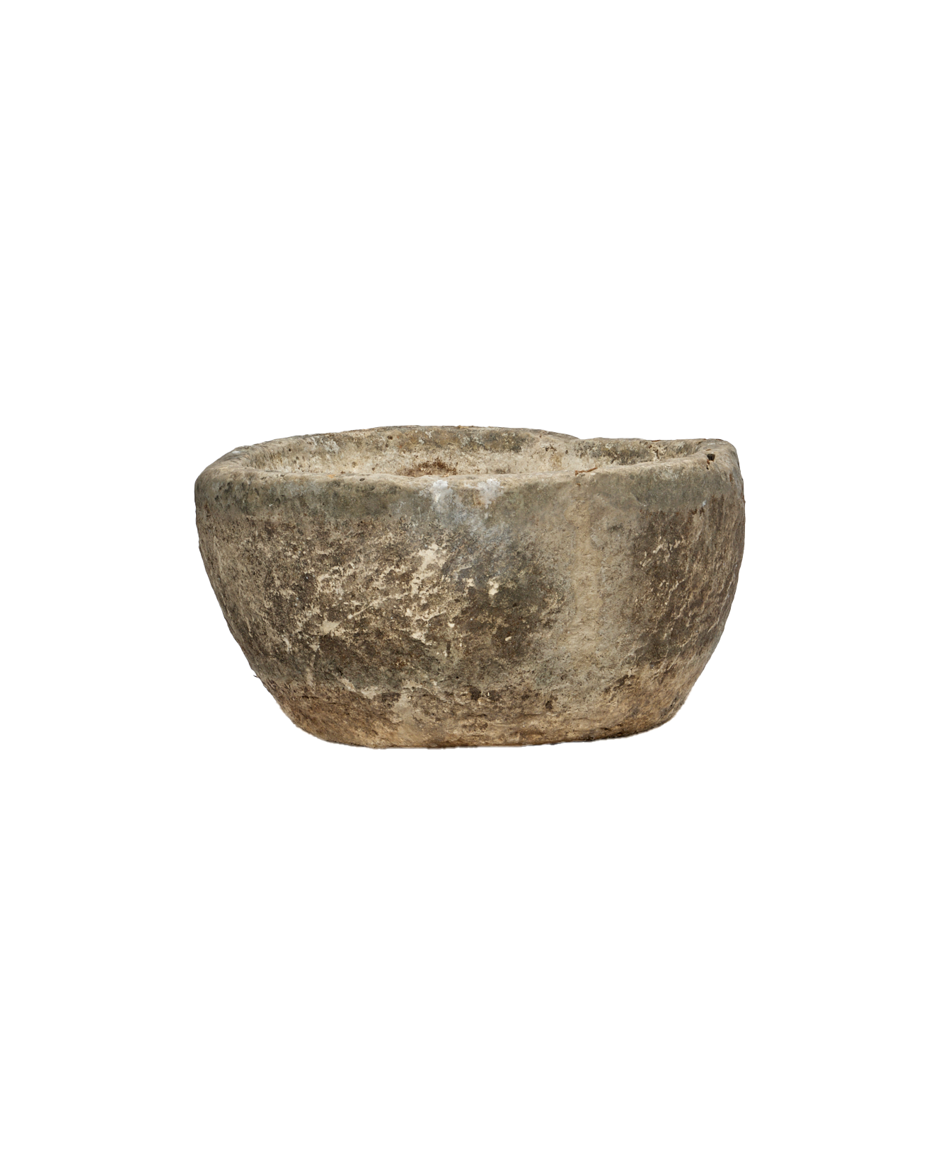 Vintage Limestone Trough - Round from Indonesia - Planters, Fountains, & Water Features