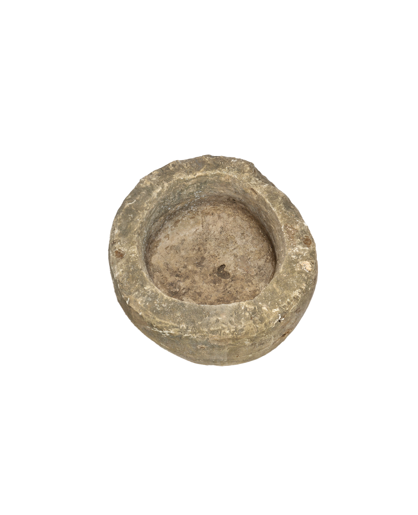 Vintage Limestone Trough - Round from Indonesia - Planters, Fountains, & Water Features