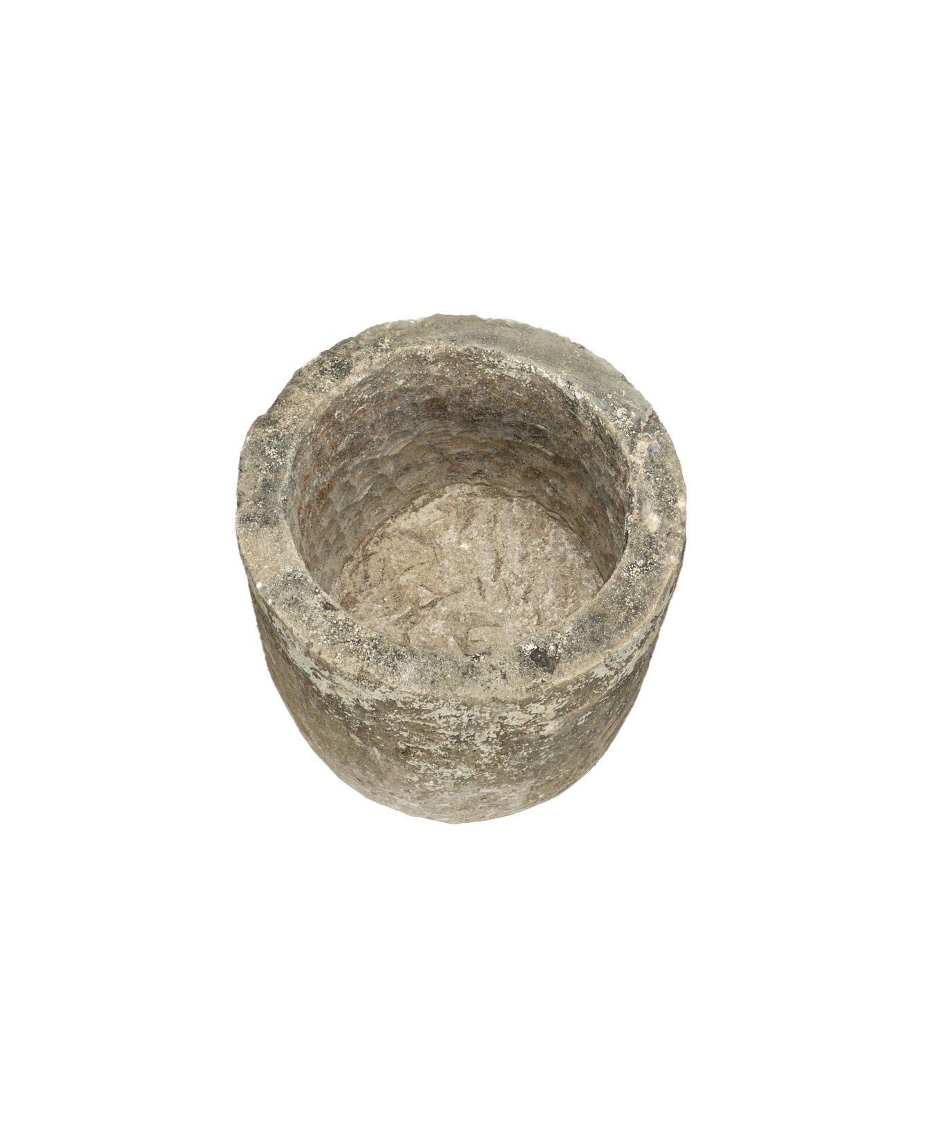 Vintage Limestone Trough - Round from Indonesia - Planters, Fountains, & Water Features