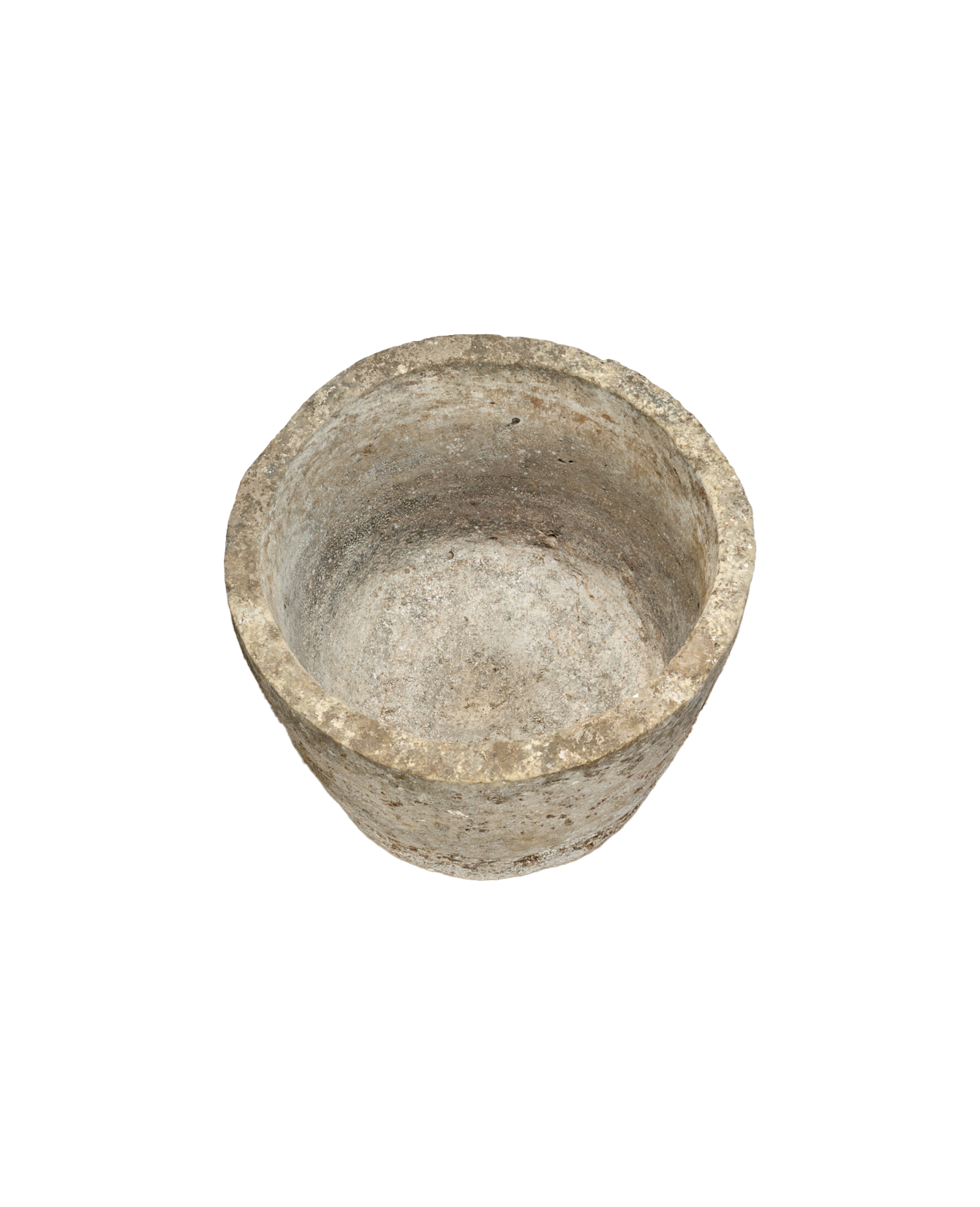 Vintage Limestone Trough - Round from Indonesia - Planters, Fountains, & Water Features