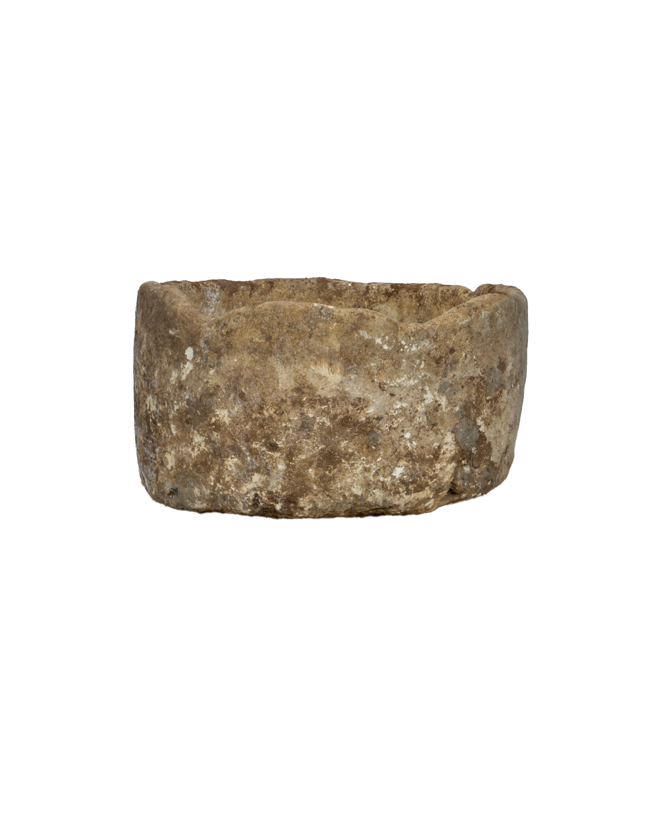 Vintage Limestone Trough - Round from Indonesia - Planters, Fountains, & Water Features