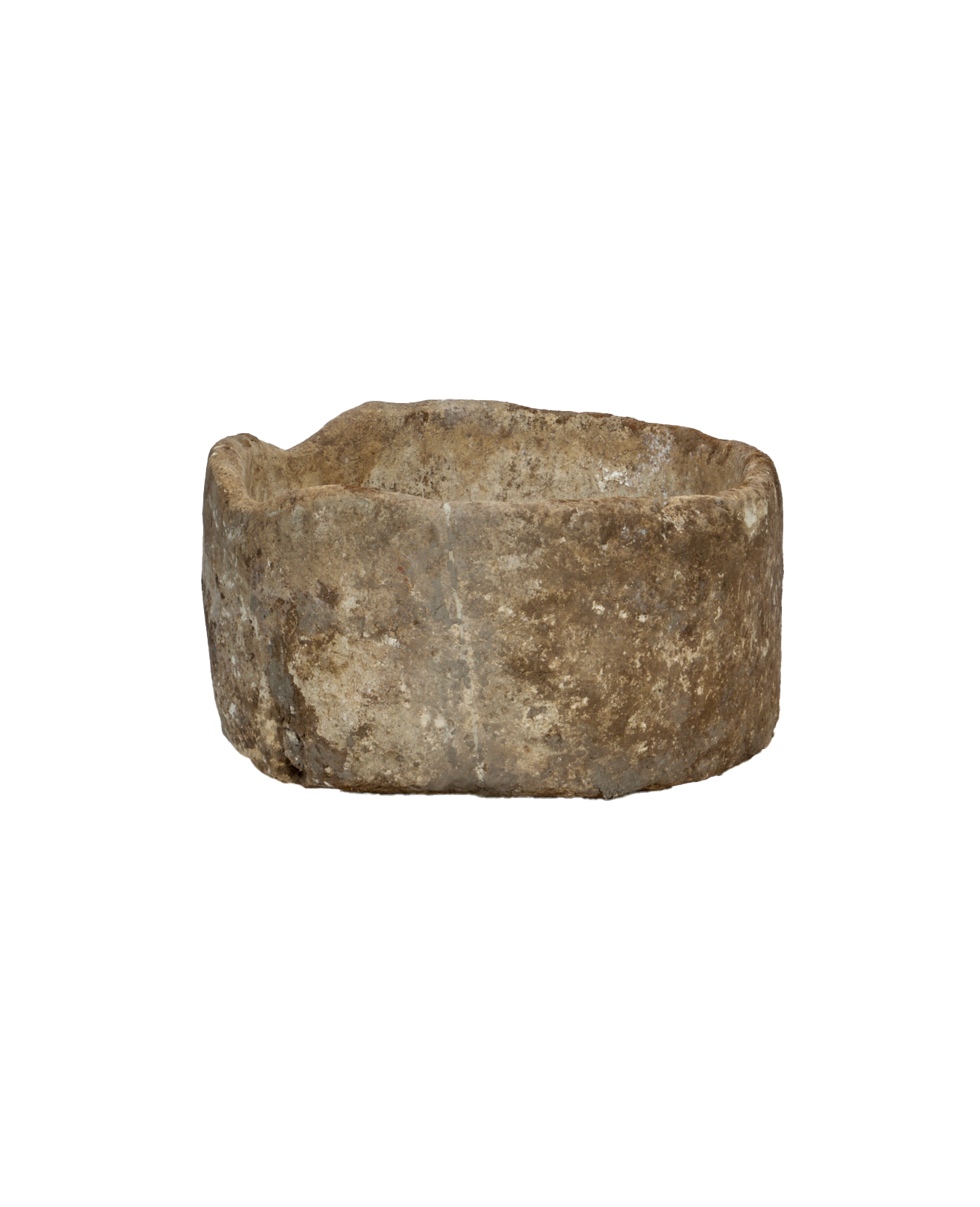 Vintage Limestone Trough - Round from Indonesia - Planters, Fountains, & Water Features