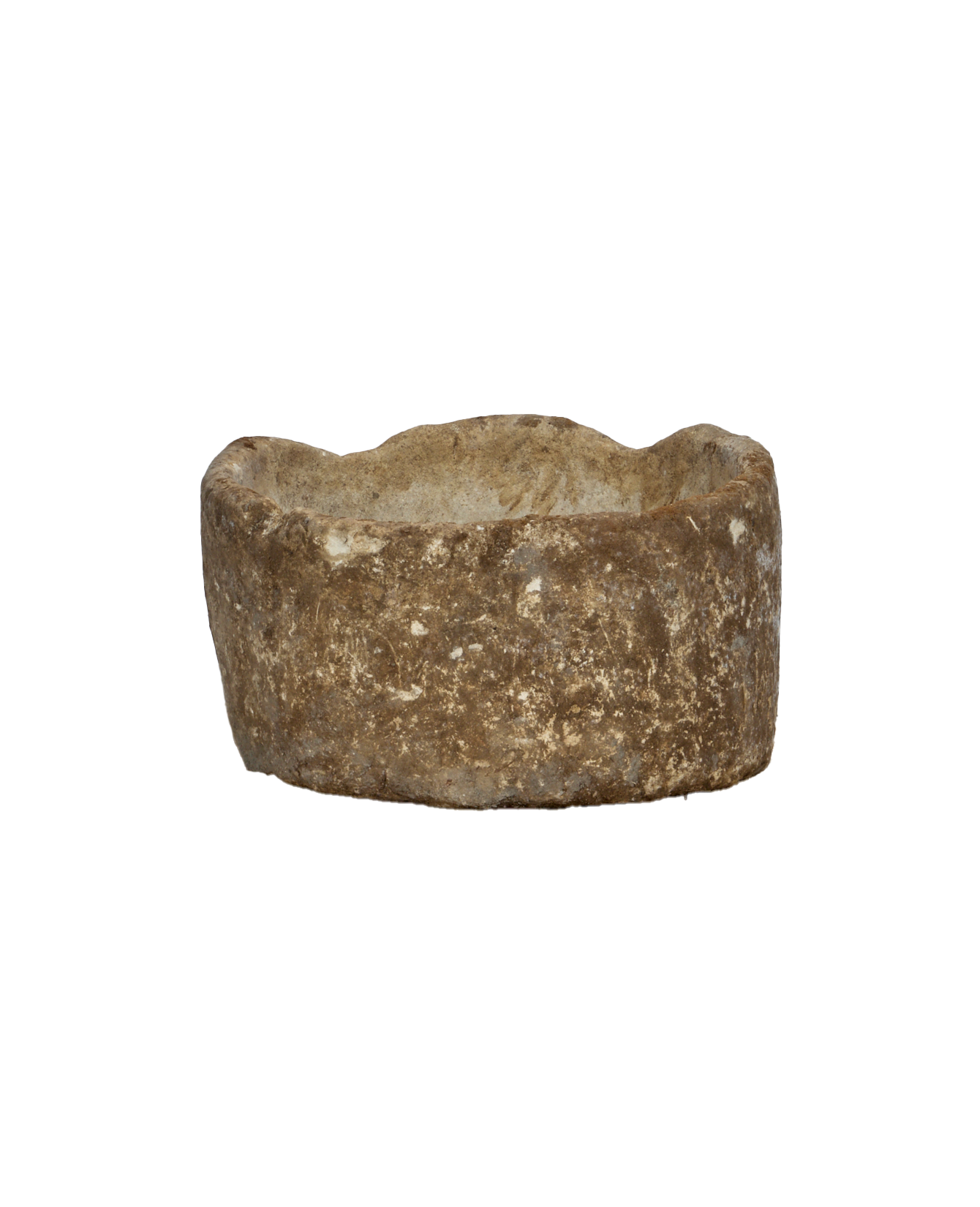 Vintage Limestone Trough - Round from Indonesia - Planters, Fountains, & Water Features