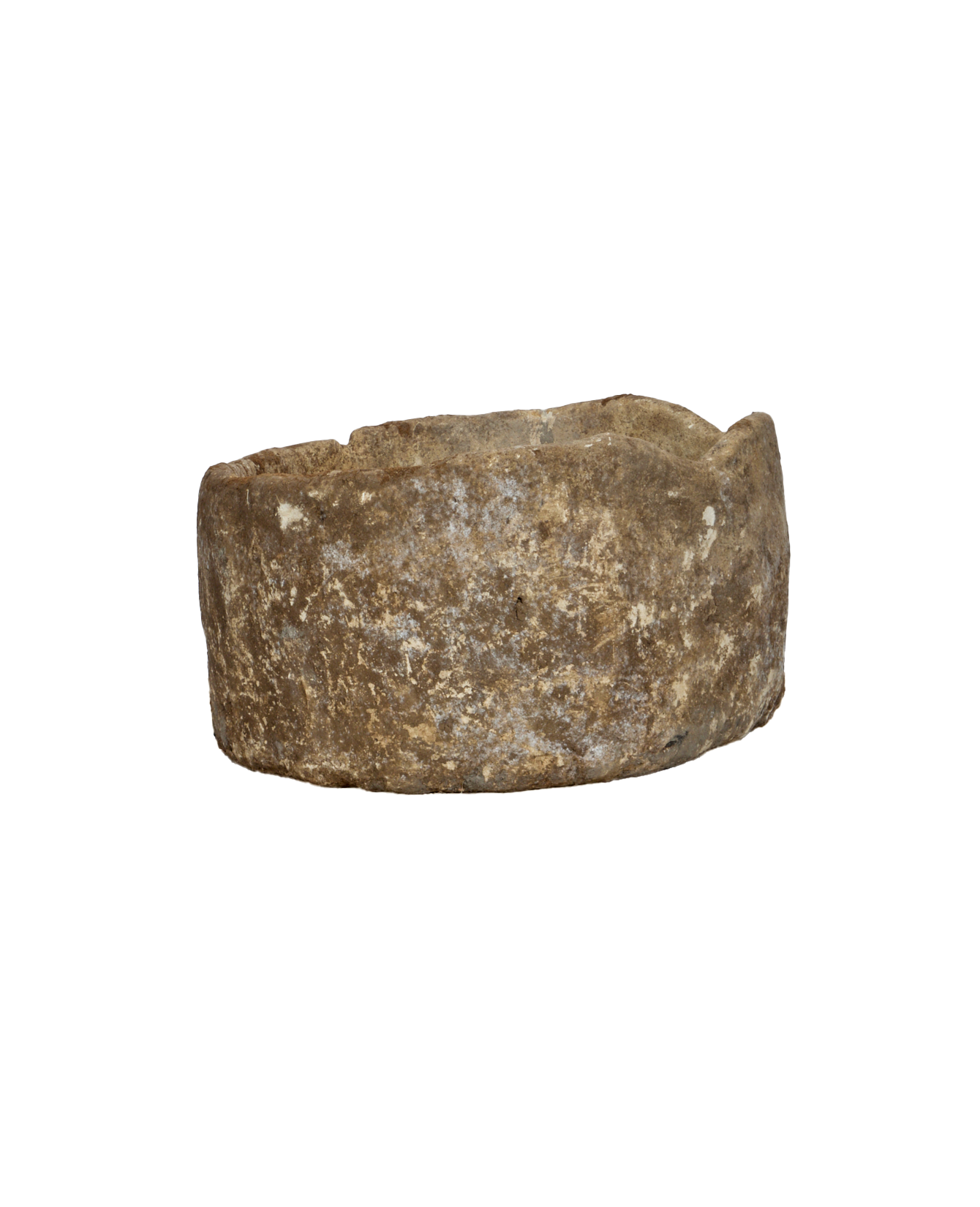 Vintage Limestone Trough - Round from Indonesia - Planters, Fountains, & Water Features