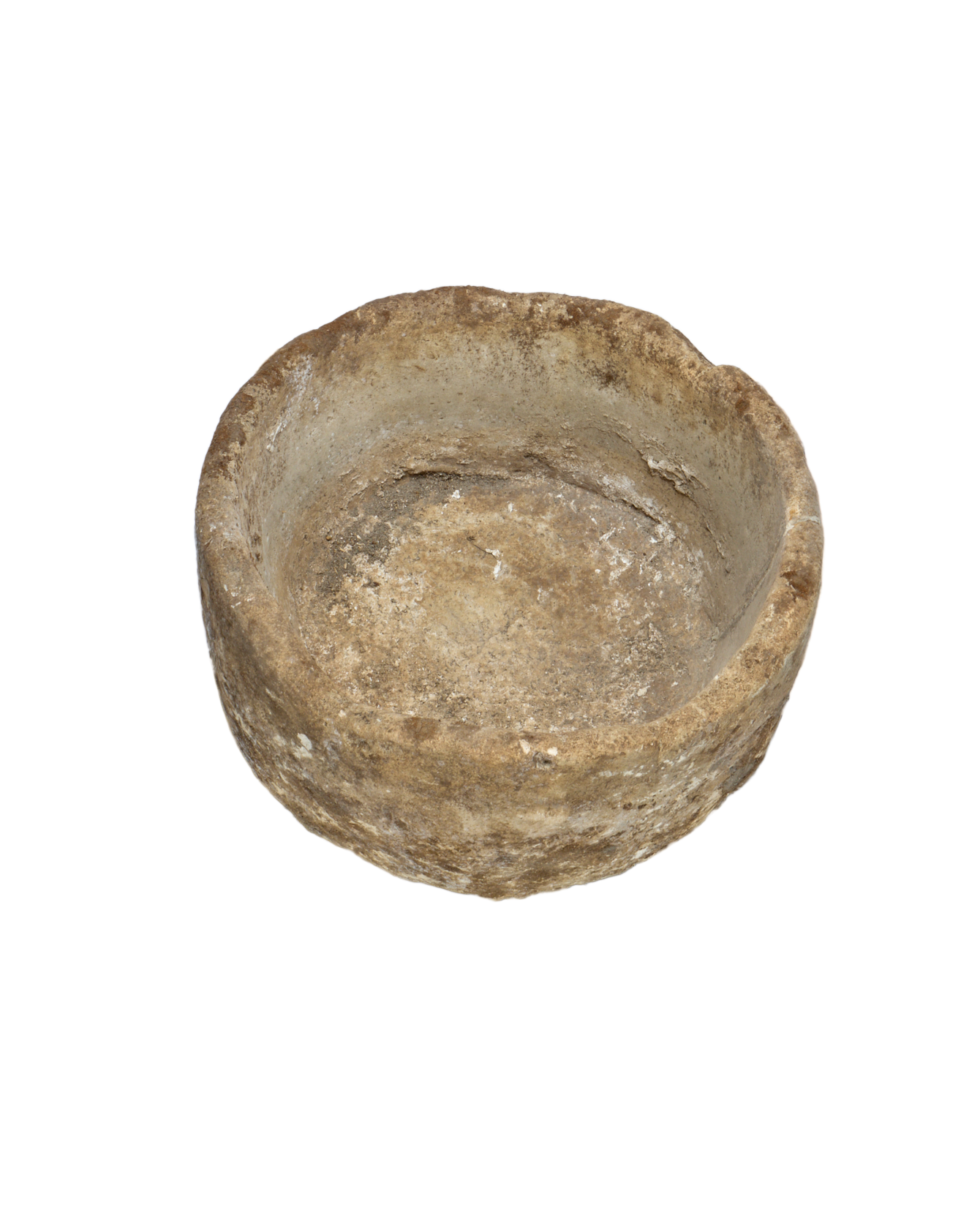 Vintage Limestone Trough - Round from Indonesia - Planters, Fountains, & Water Features