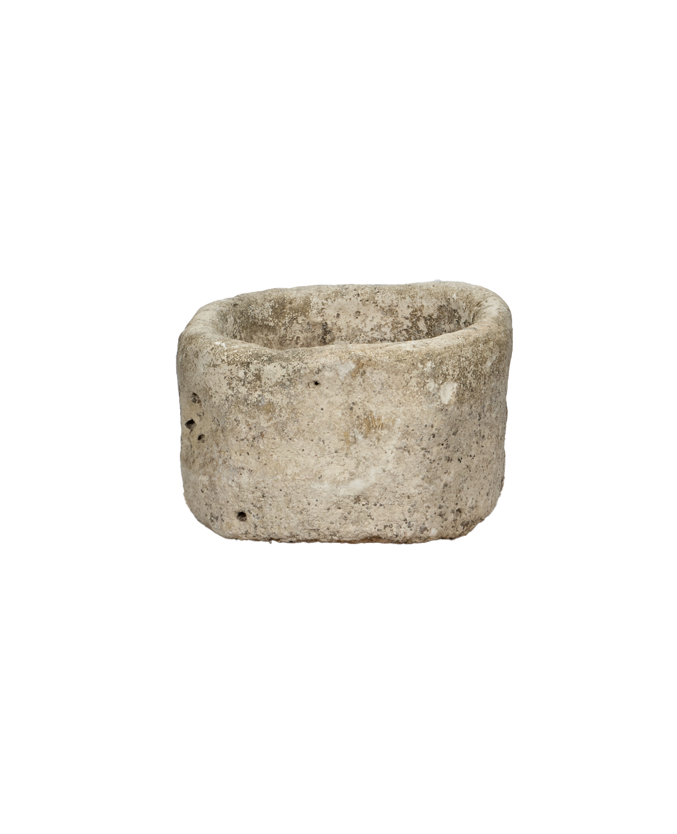 Vintage Limestone Trough - Round from Indonesia - Planters, Fountains, & Water Features