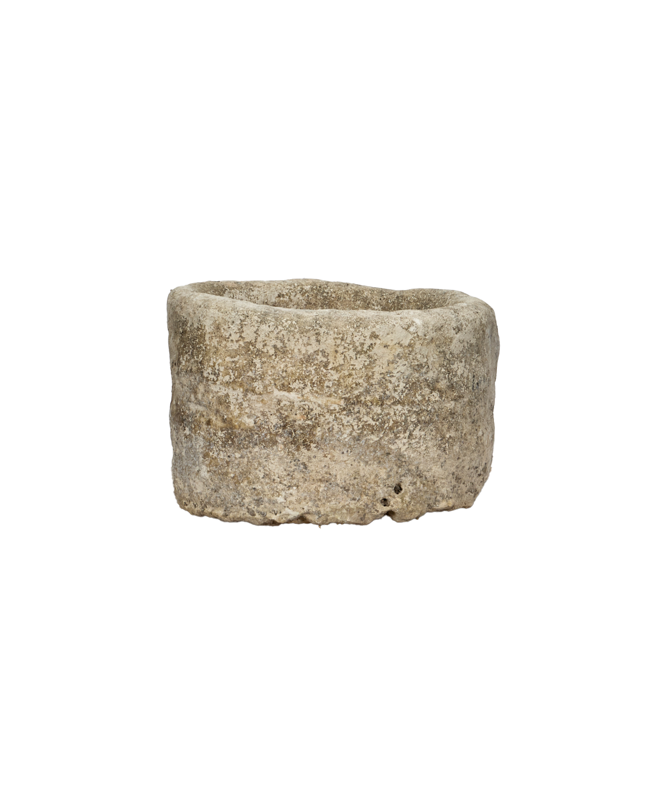 Vintage Limestone Trough - Round from Indonesia - Planters, Fountains, & Water Features