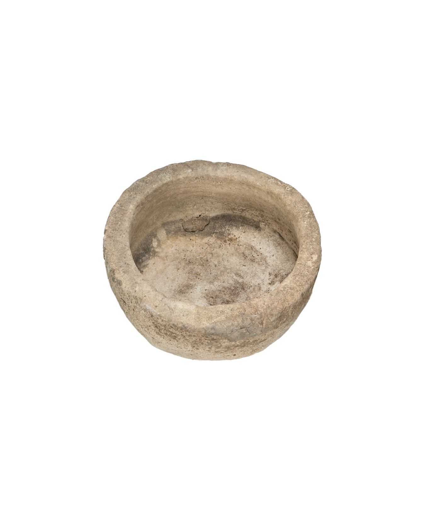 Vintage Limestone Trough - Round from Indonesia - Planters, Fountains, & Water Features