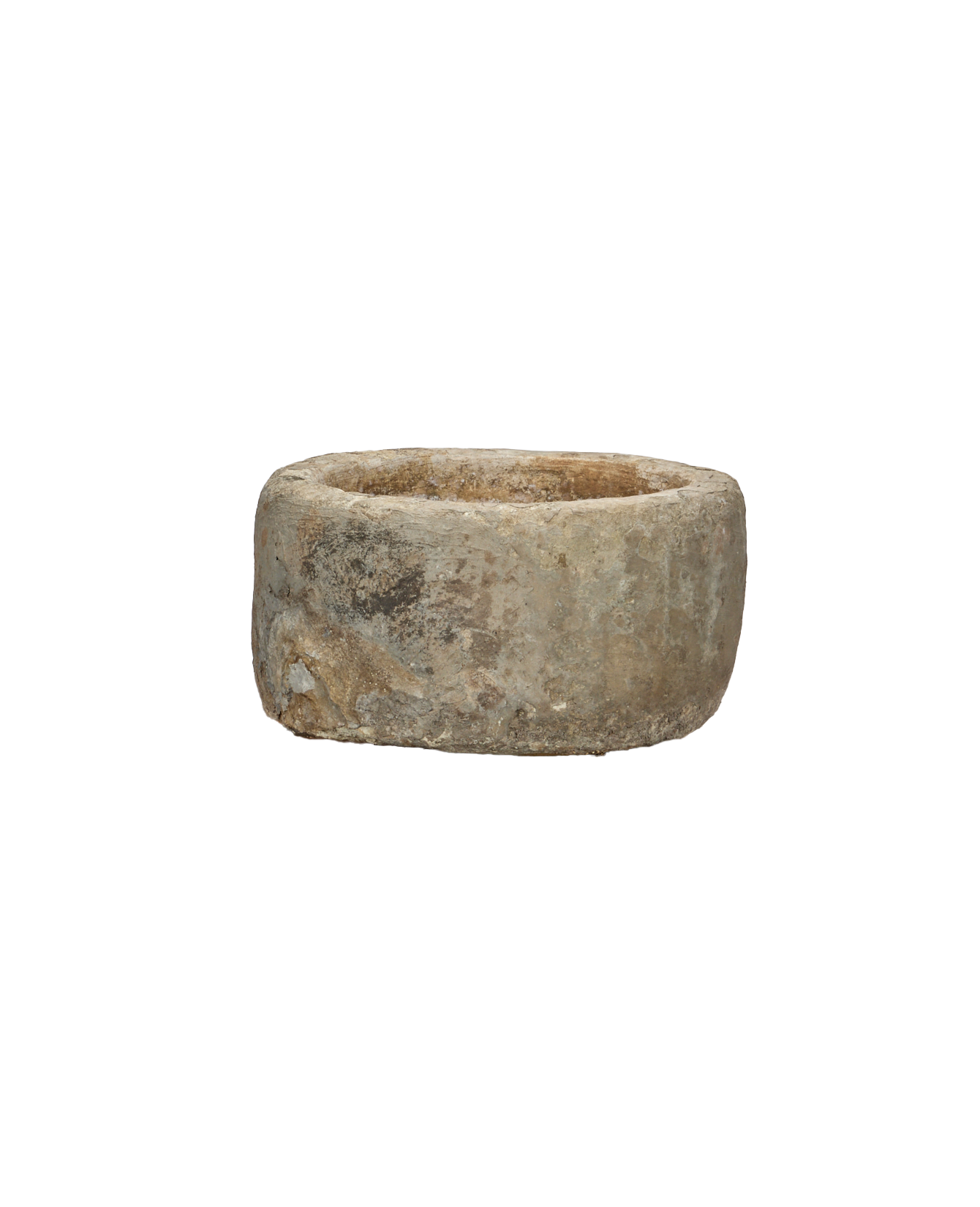 Vintage Limestone Trough - Round from Indonesia - Planters, Fountains, & Water Features