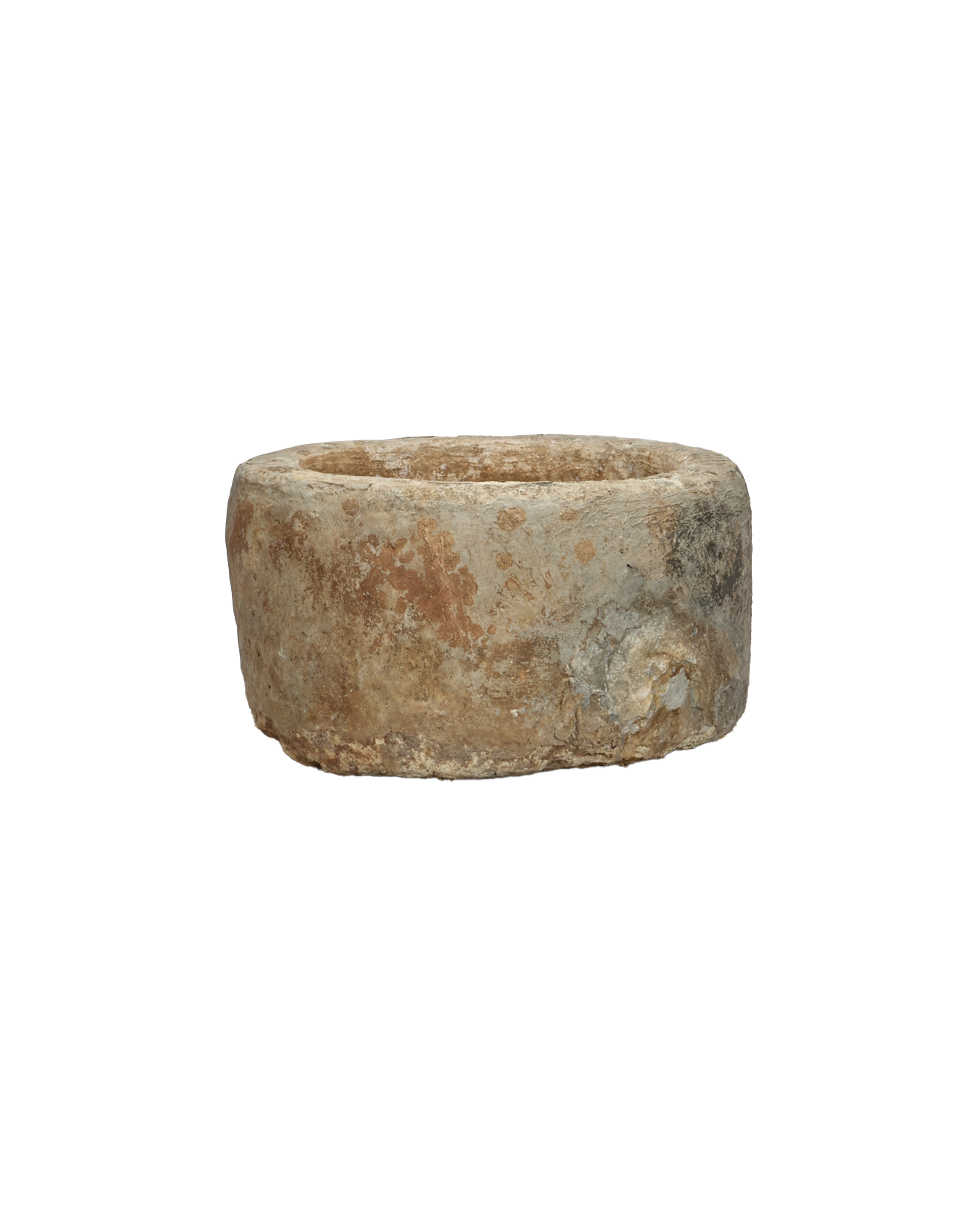 Vintage Limestone Trough - Round from Indonesia - Planters, Fountains, & Water Features