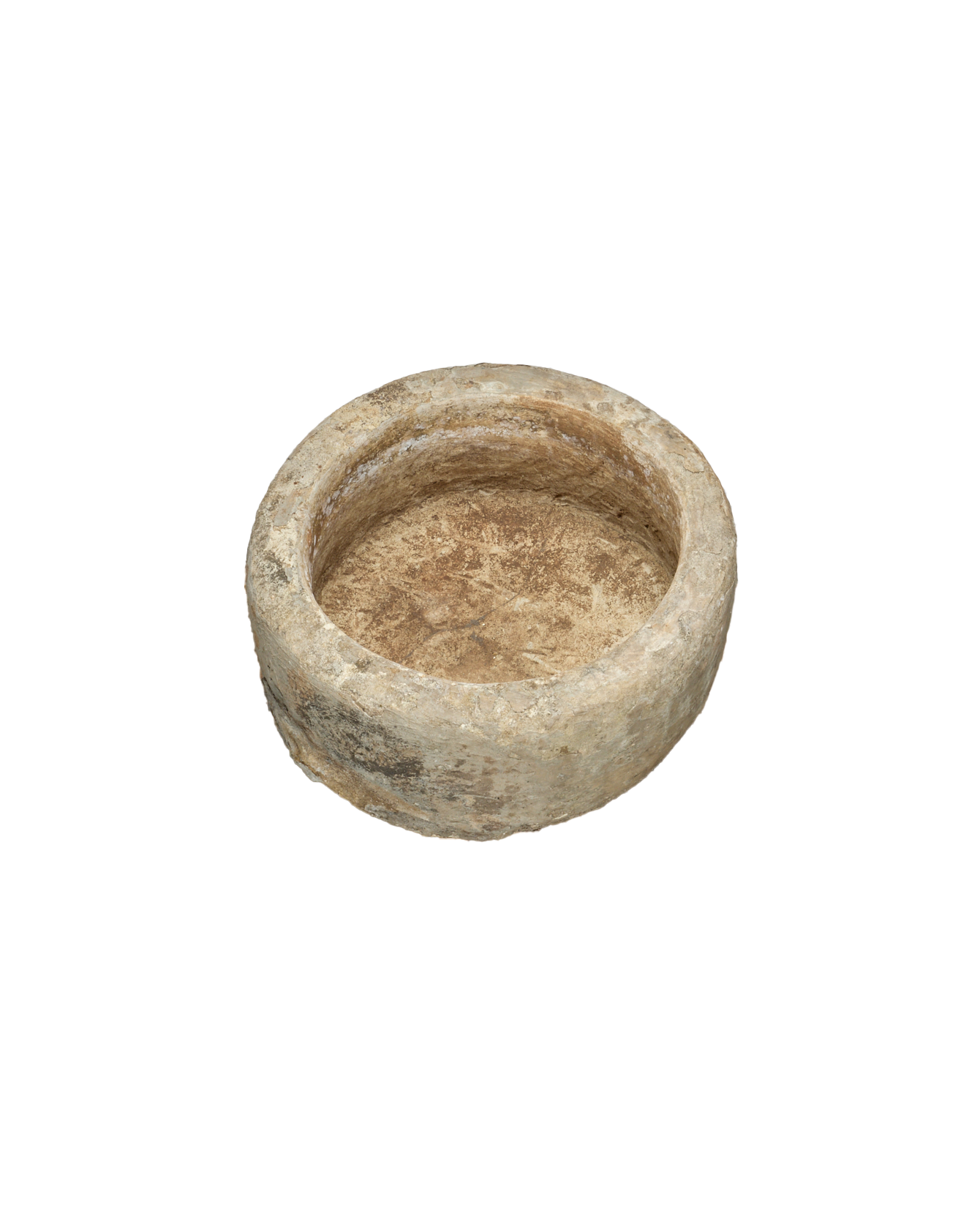 Vintage Limestone Trough - Round from Indonesia - Planters, Fountains, & Water Features