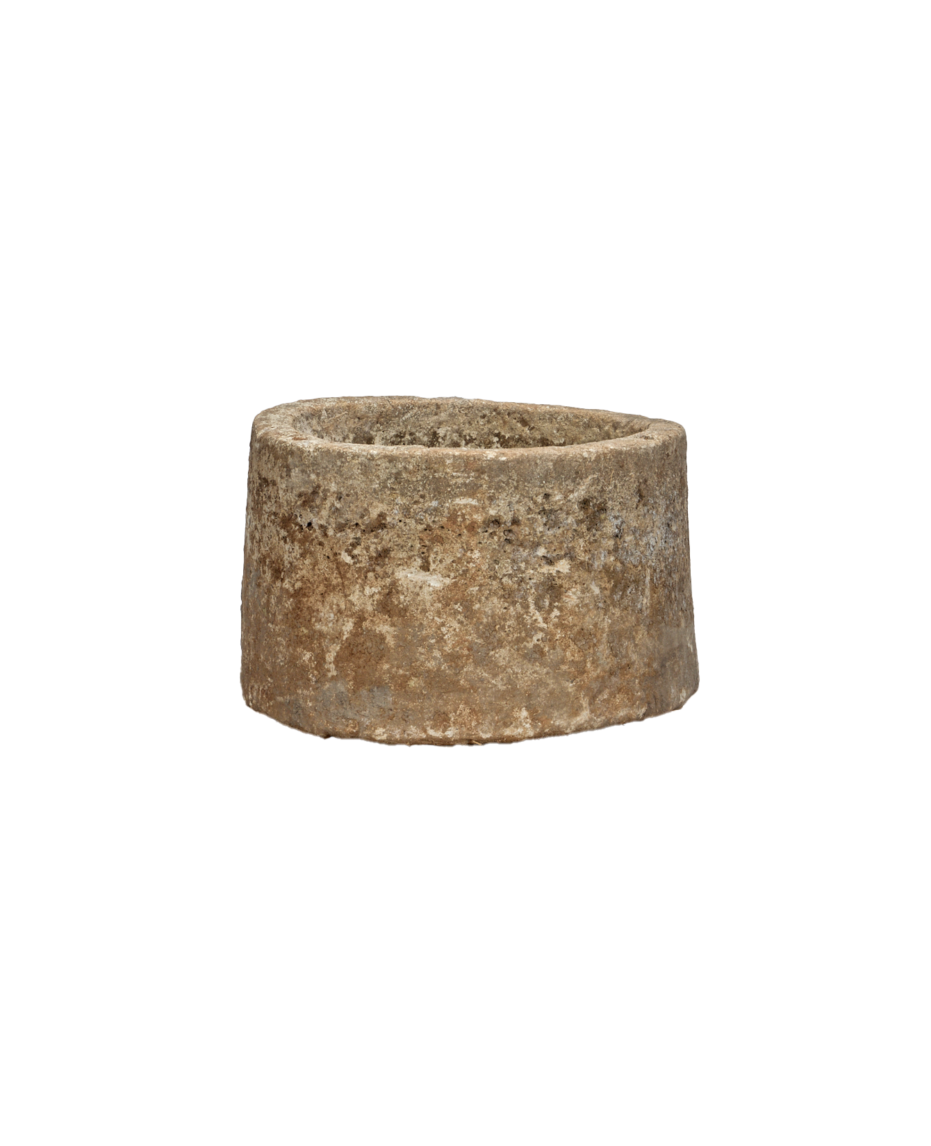 Vintage Limestone Trough - Round from Indonesia - Planters, Fountains, & Water Features