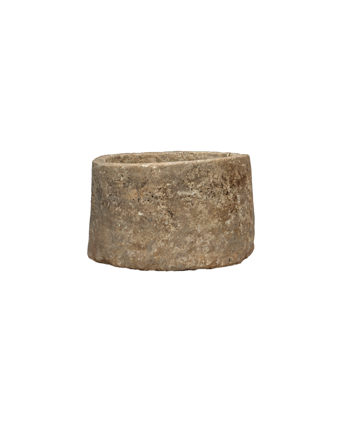 Vintage Limestone Trough - Round from Indonesia - Planters, Fountains, & Water Features