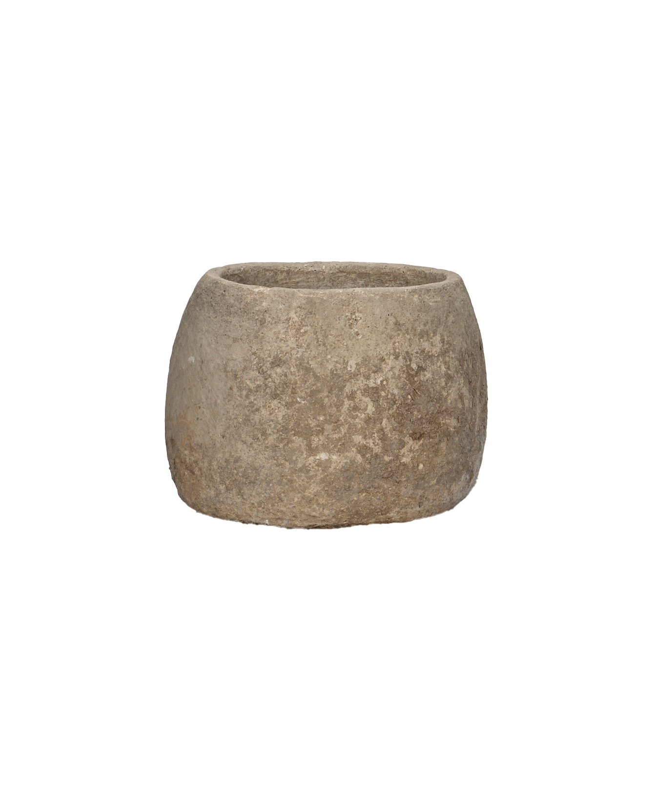 Vintage Limestone Trough - Round from Indonesia - Planters, Fountains, & Water Features