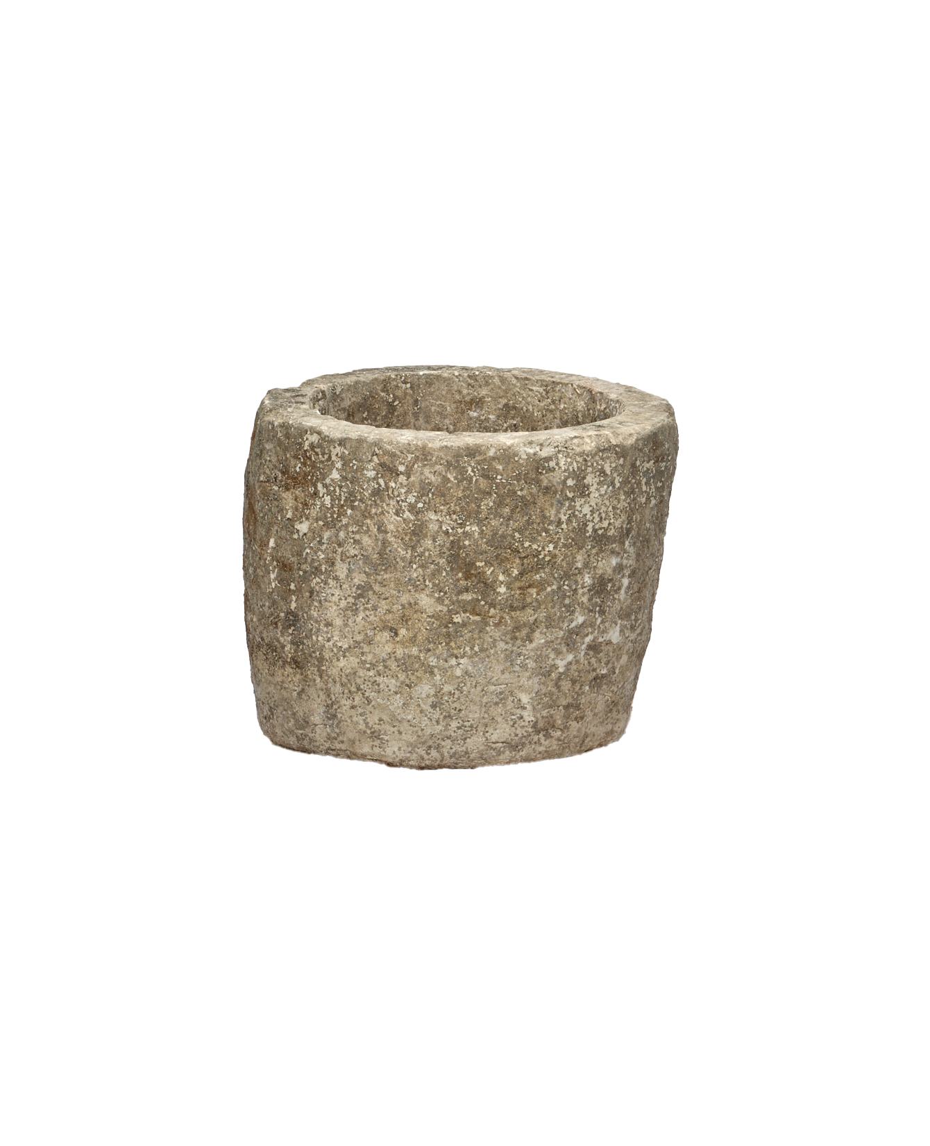 Vintage Limestone Trough - Round from Indonesia - Planters, Fountains, & Water Features