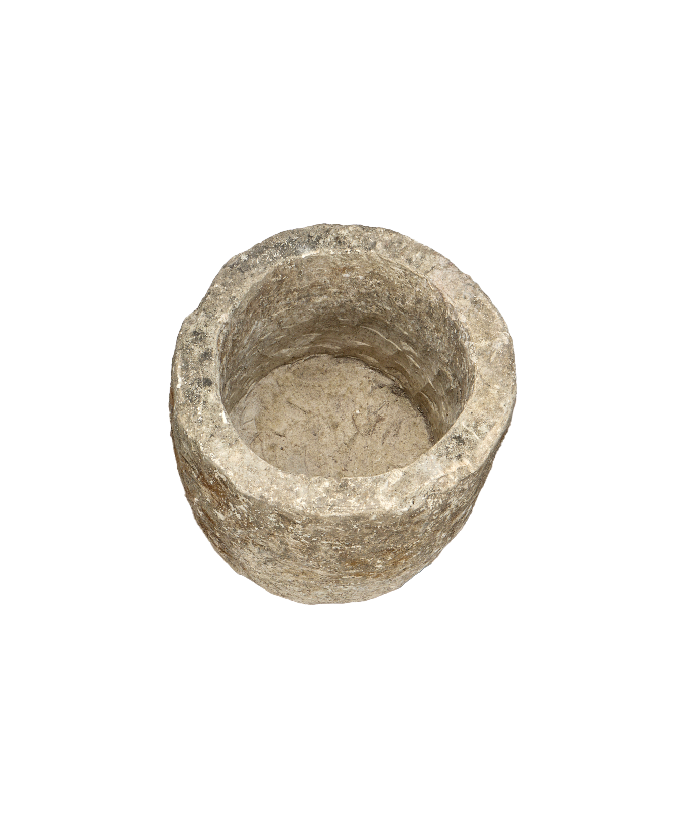 Vintage Limestone Trough - Round from Indonesia - Planters, Fountains, & Water Features