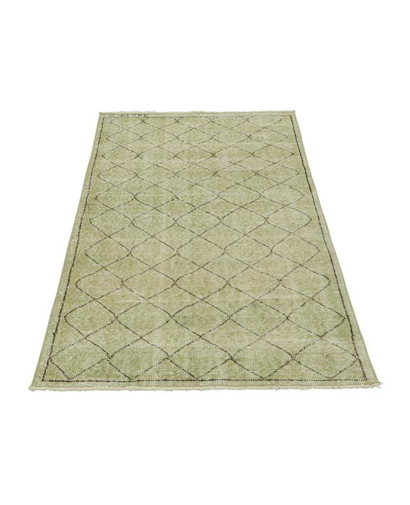Zeki Müren Rug - Sage Green Geometric