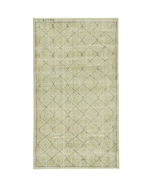 Zeki Müren Rug - Sage Green Geometric