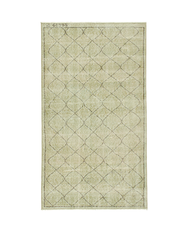 Zeki Müren Rug - Sage Green Geometric