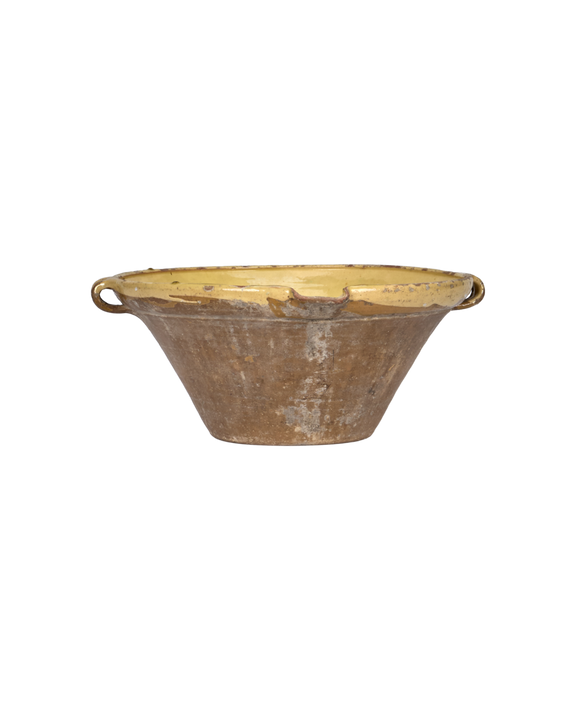 Serving Bowl - Yellow Ochre Glaze
