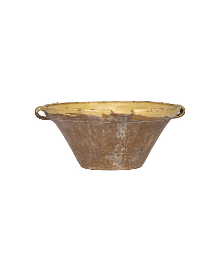 Serving Bowl - Yellow Ochre Glaze