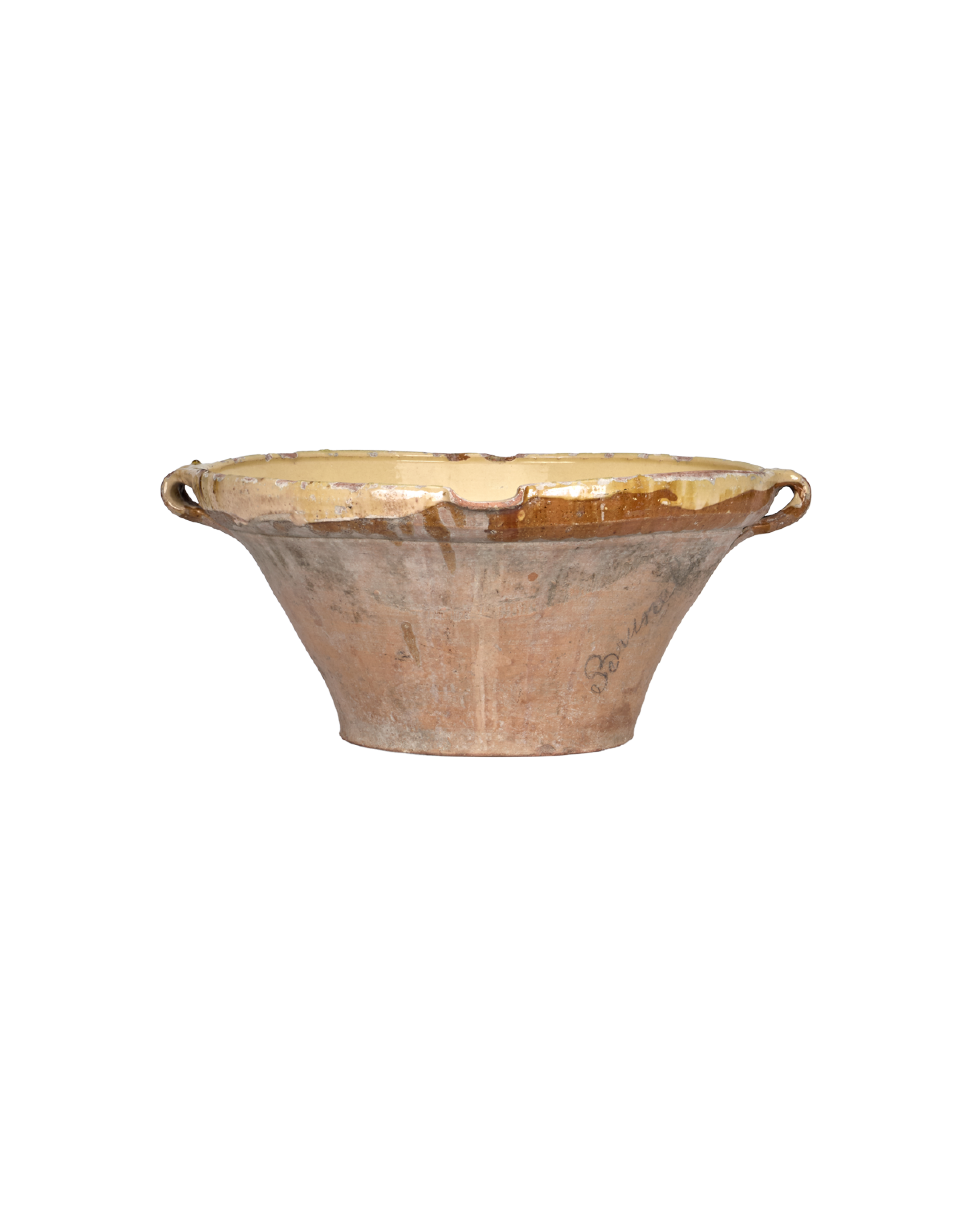 Serving Bowl - Yellow Ochre Glaze