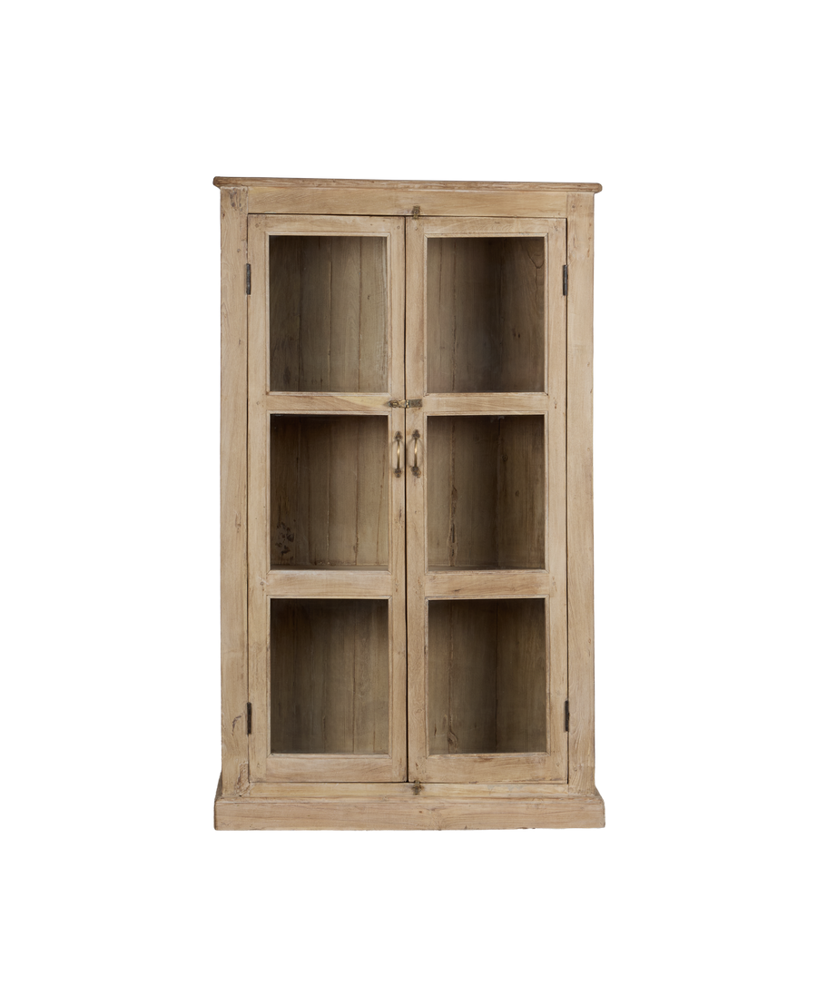 Vintage Wood Cabinet - Bleached from India made of Wood
