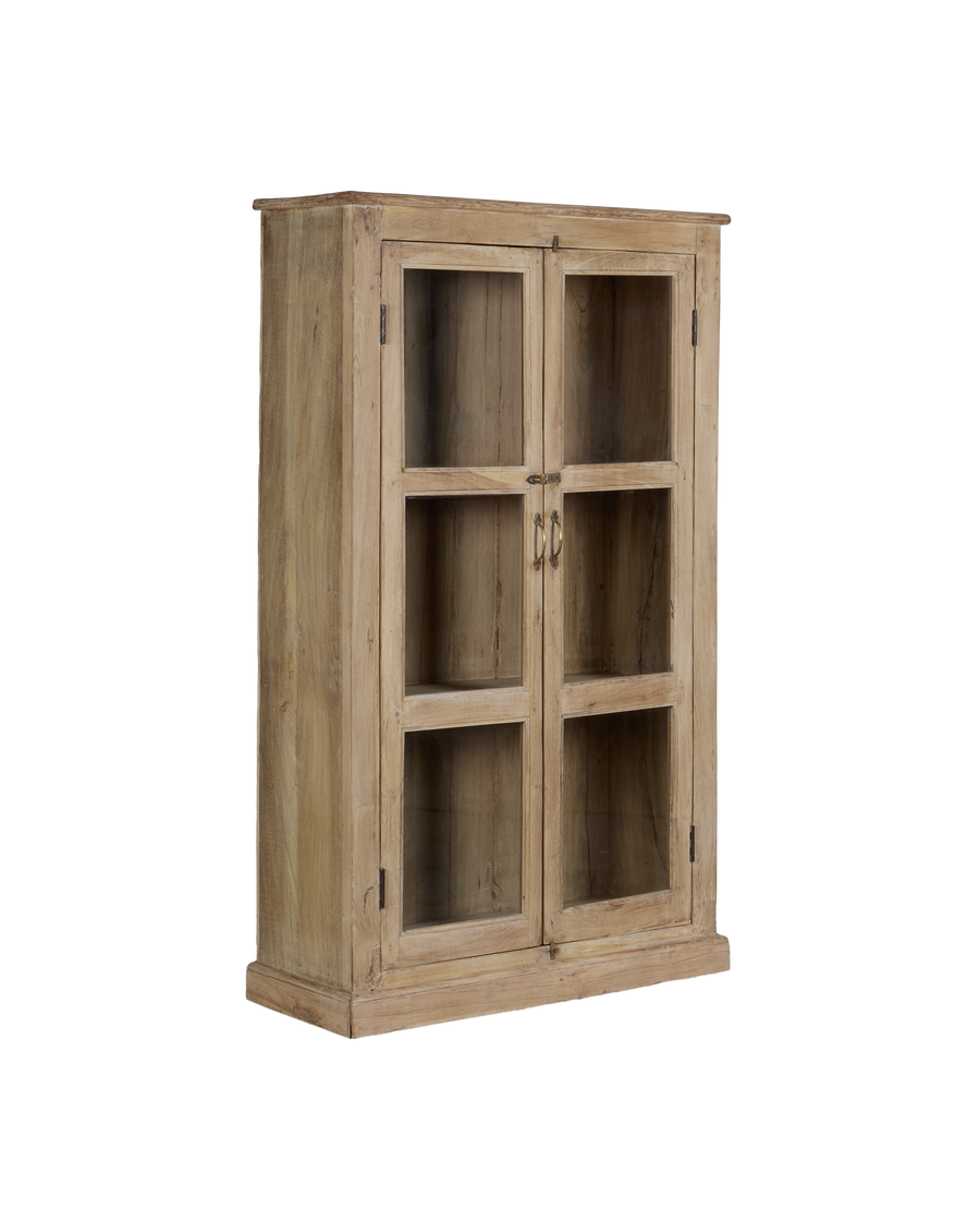 Vintage Wood Cabinet - Bleached from India made of Wood