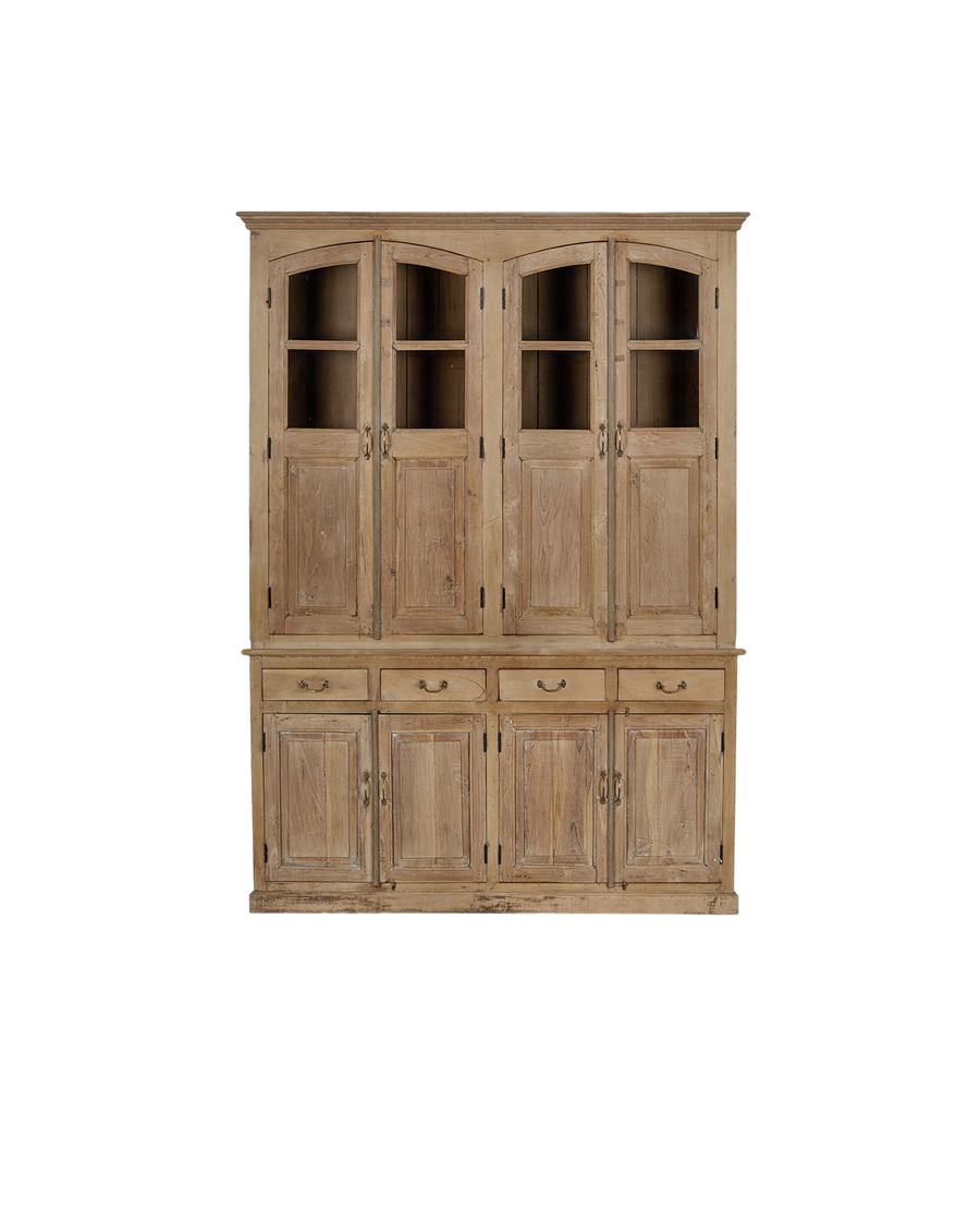 Vintage Wood Cabinet  - Bleached from India made of Wood
