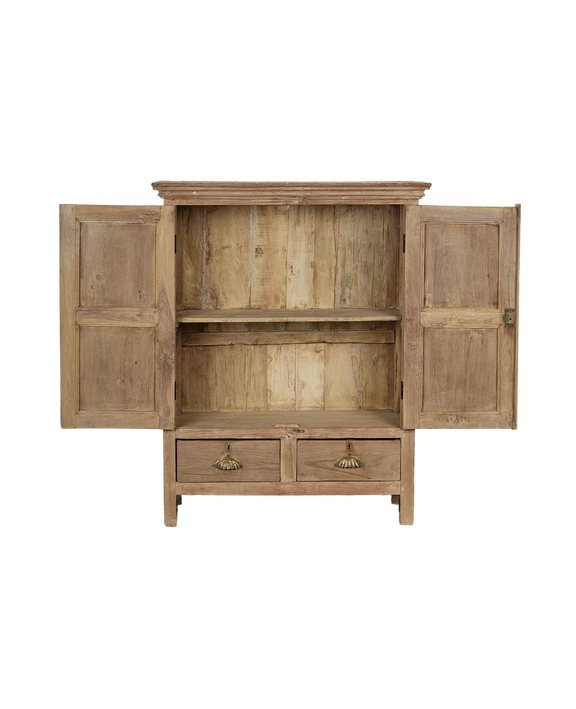 Wood Cabinet - Bleached