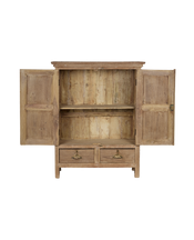 Wood Cabinet - Bleached