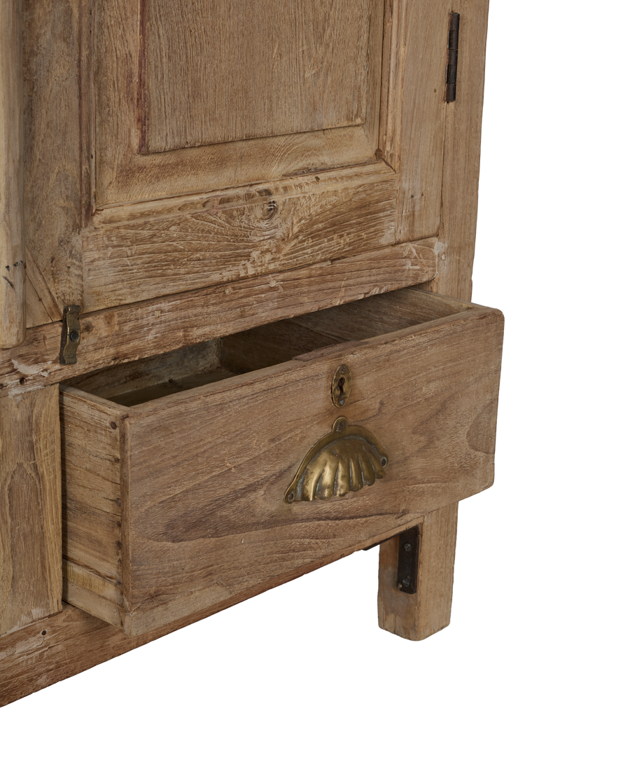 Vintage Wood Cabinet - Bleached from India made of Wood