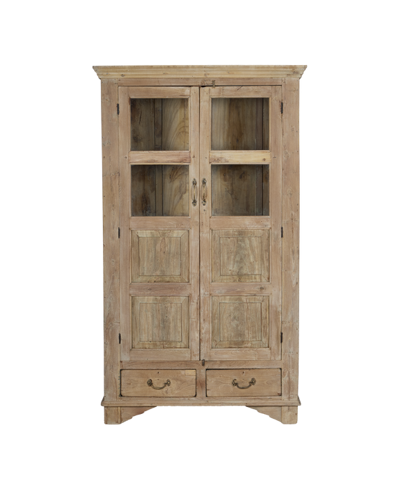 Wood Cabinet - Bleached