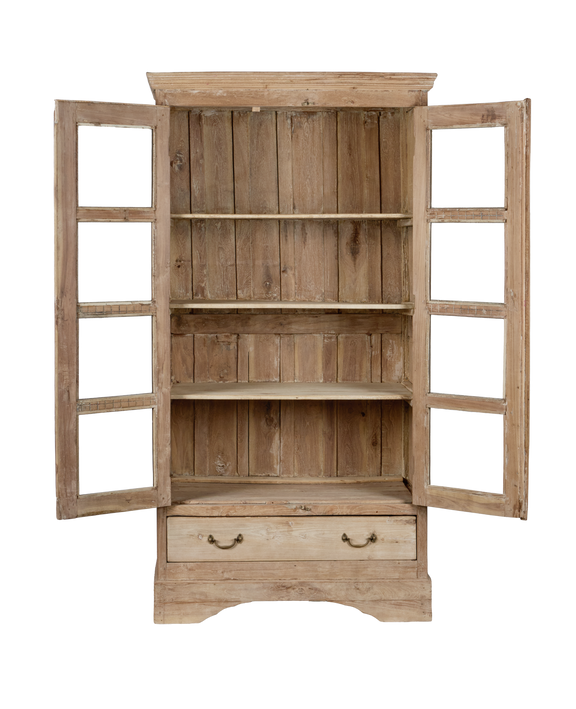 Wood Cabinet - Bleached