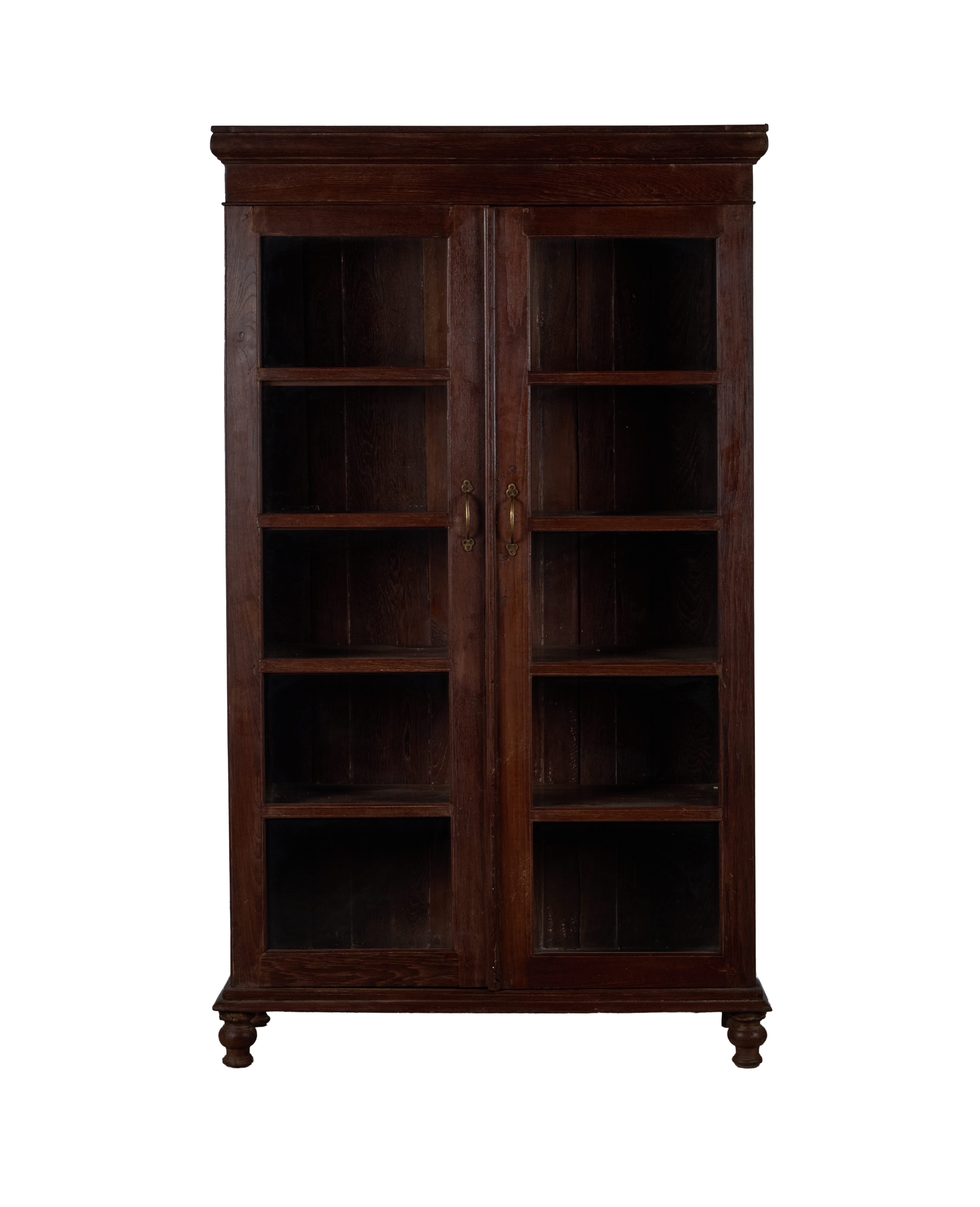Vintage Wood Cabinet - Stained from India made of Wood