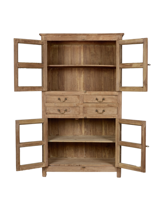 Wood Cabinet - Bleached