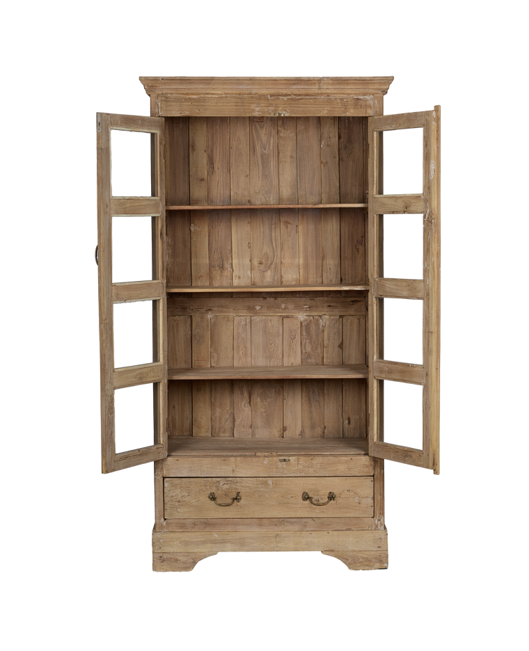 Wood Cabinet - Bleached