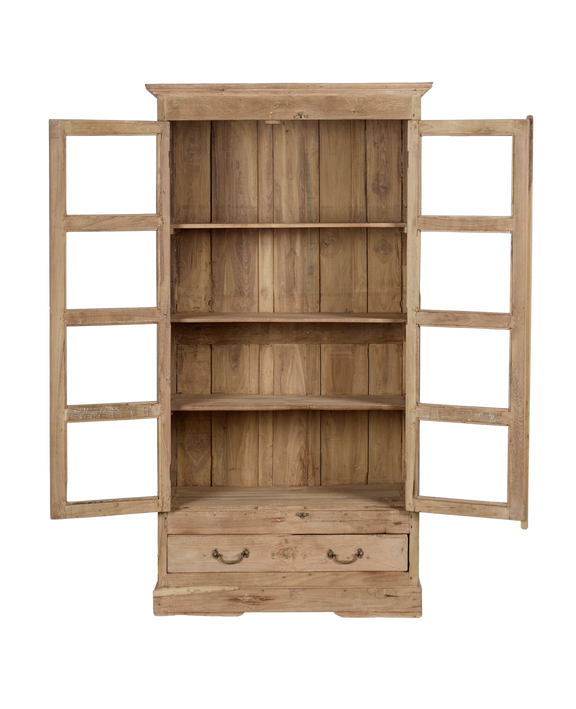 Wood Cabinet - Bleached