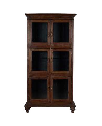 Vintage Wood Cabinet - Natural from India made of Wood