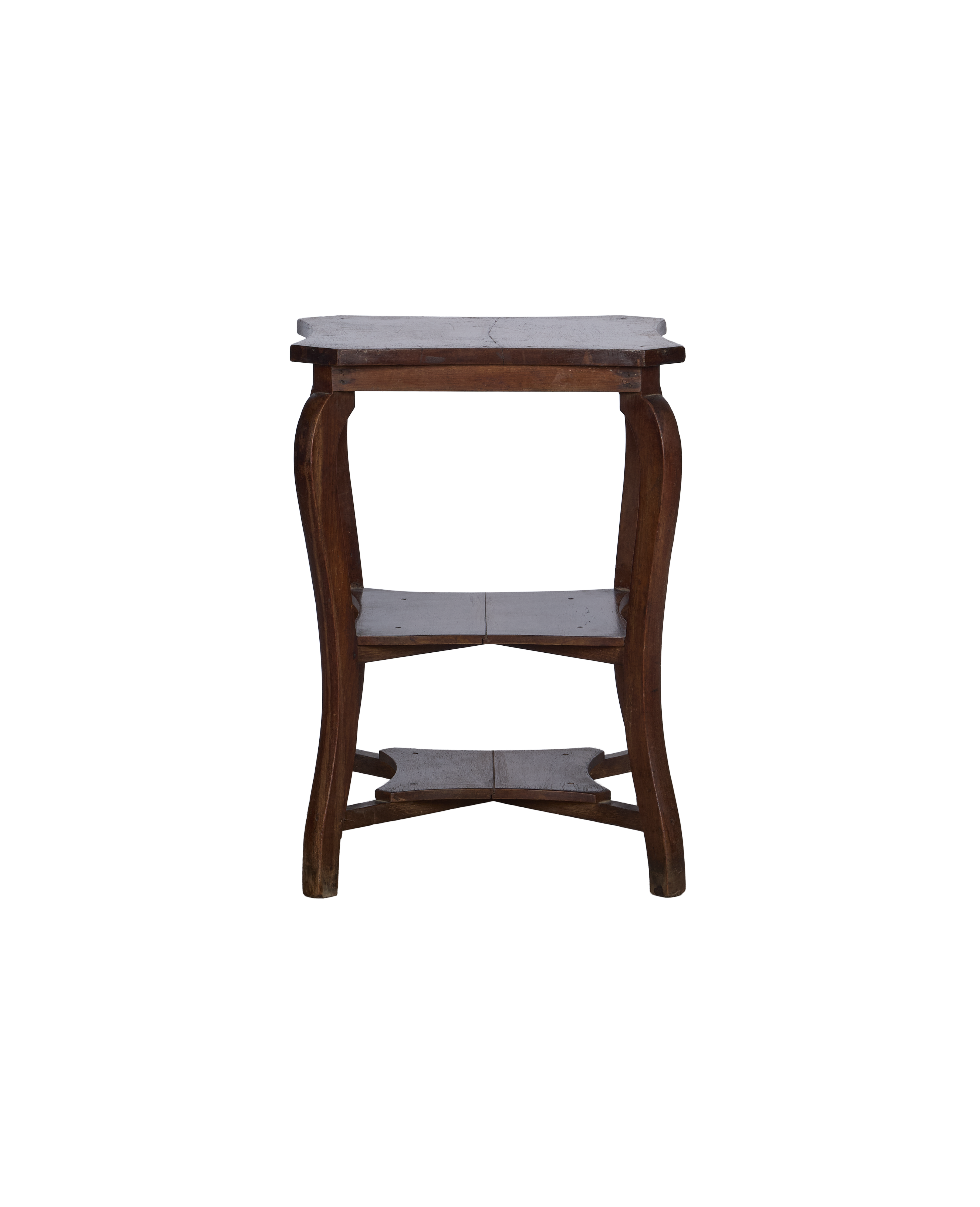 Vintage Wood Side Table from India made of Wood