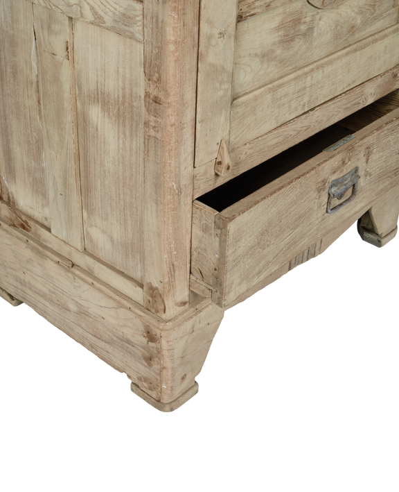 Wood Cabinet - Bleached